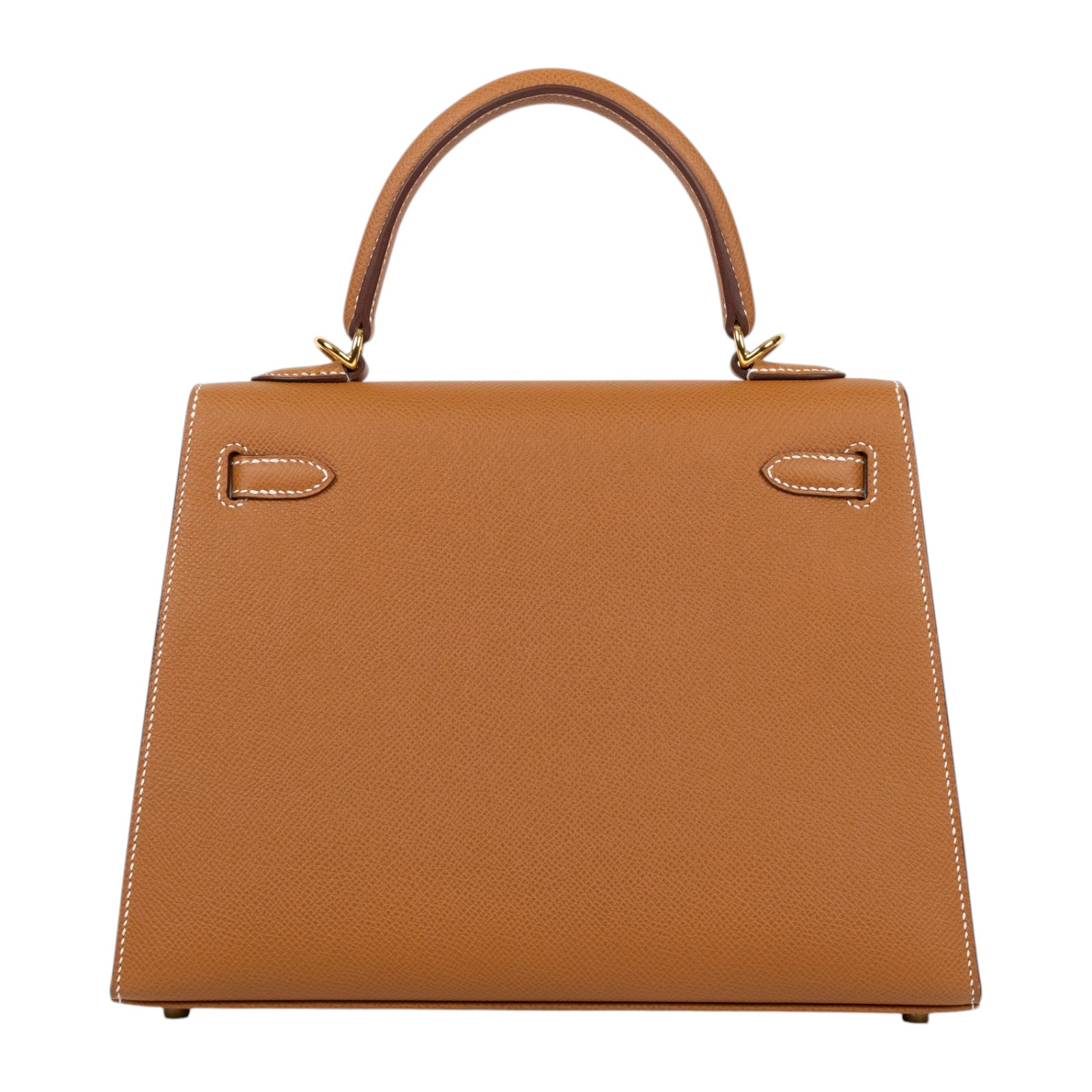 愛馬仕 Hermes Kelly Bag 凱莉包 25 KL25 UMA542DE U刻金棕金KELLY25 EPSOM 防塵袋/鎖組/背帶