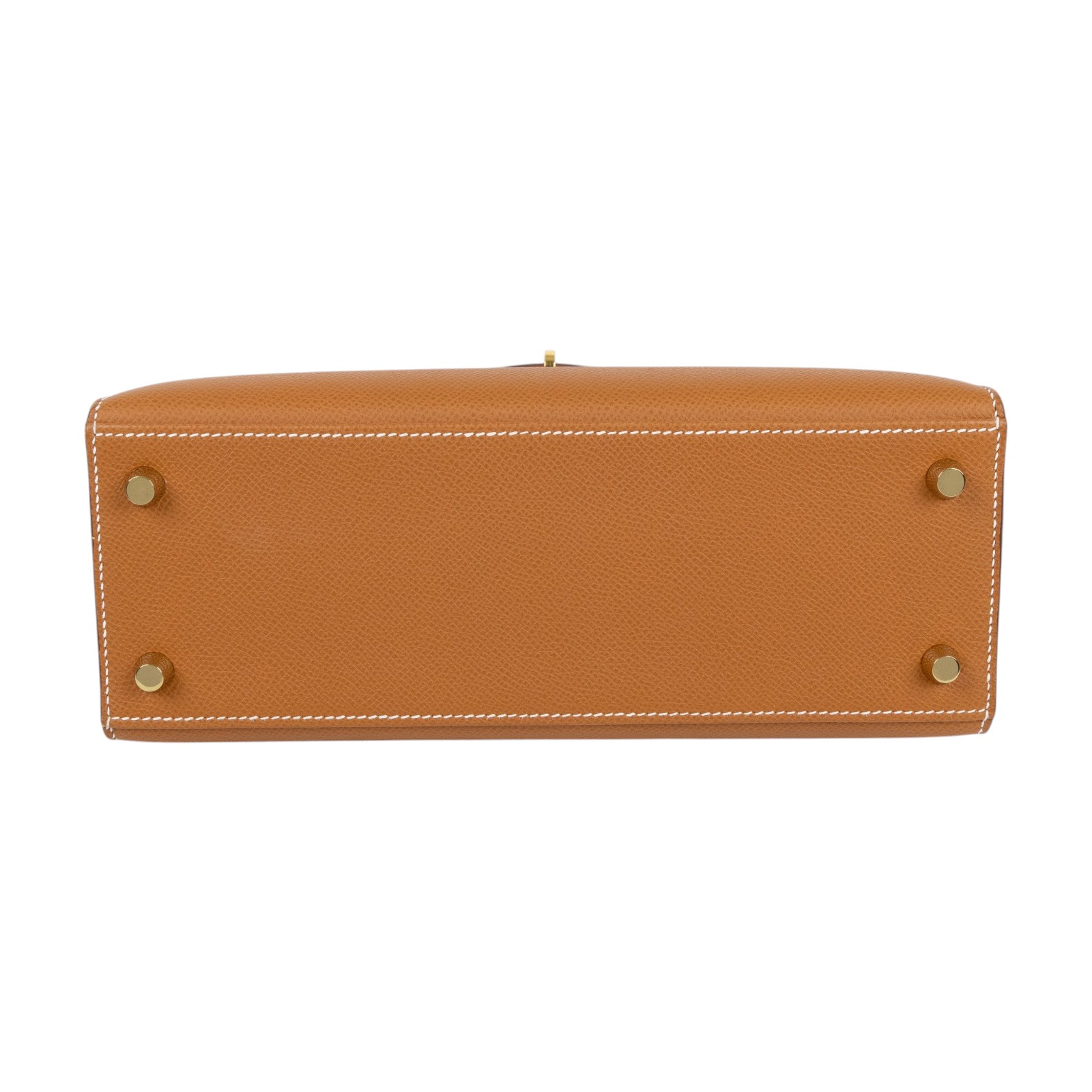 愛馬仕 Hermes Kelly Bag 凱莉包 25 KL25 UMA542DE U刻金棕金KELLY25 EPSOM 防塵袋/鎖組/背帶