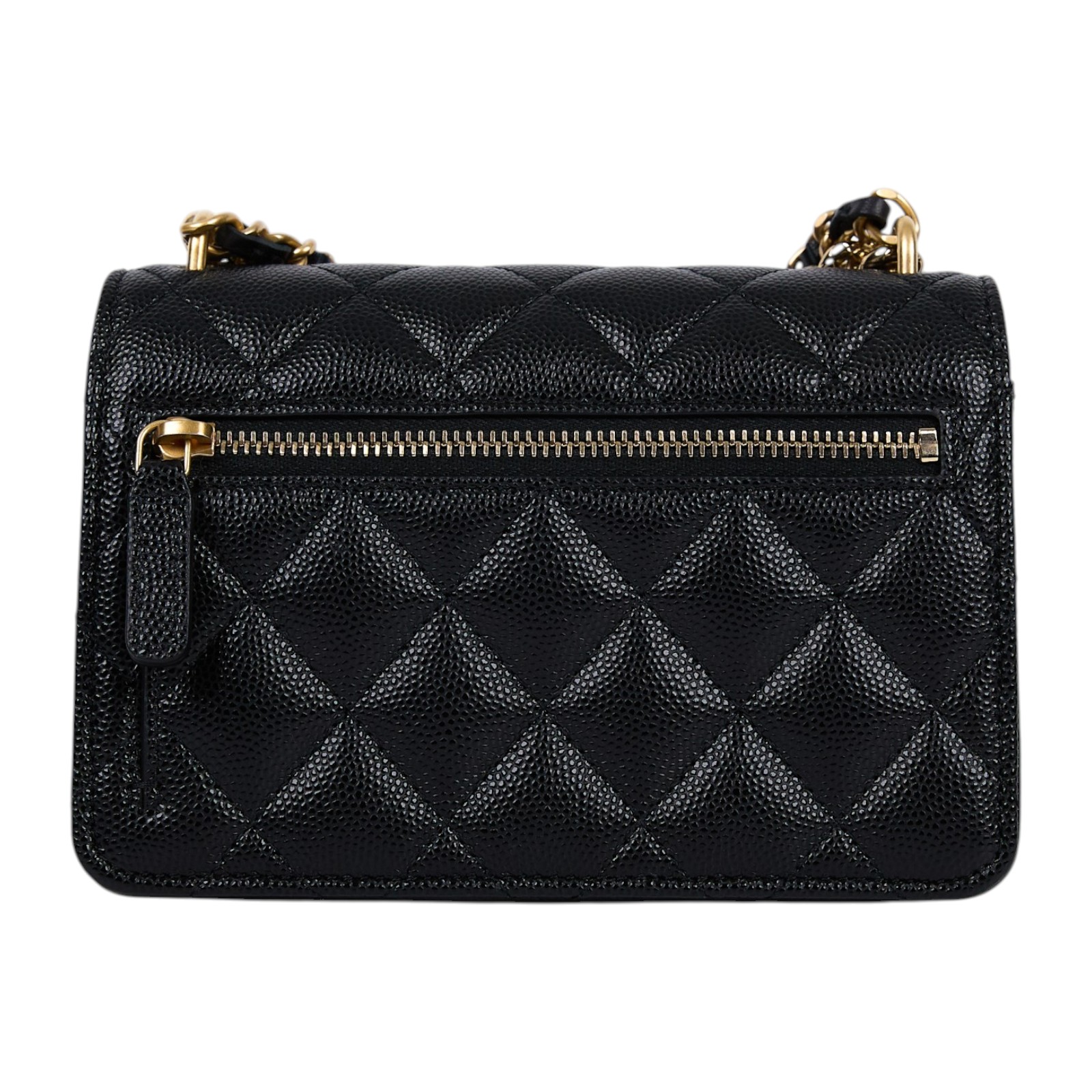 香奈兒 CHANEL 24S WOC 斜背包 肩背包 AP3926 晶片款 黑荔枝風琴包 原廠盒子/防塵袋