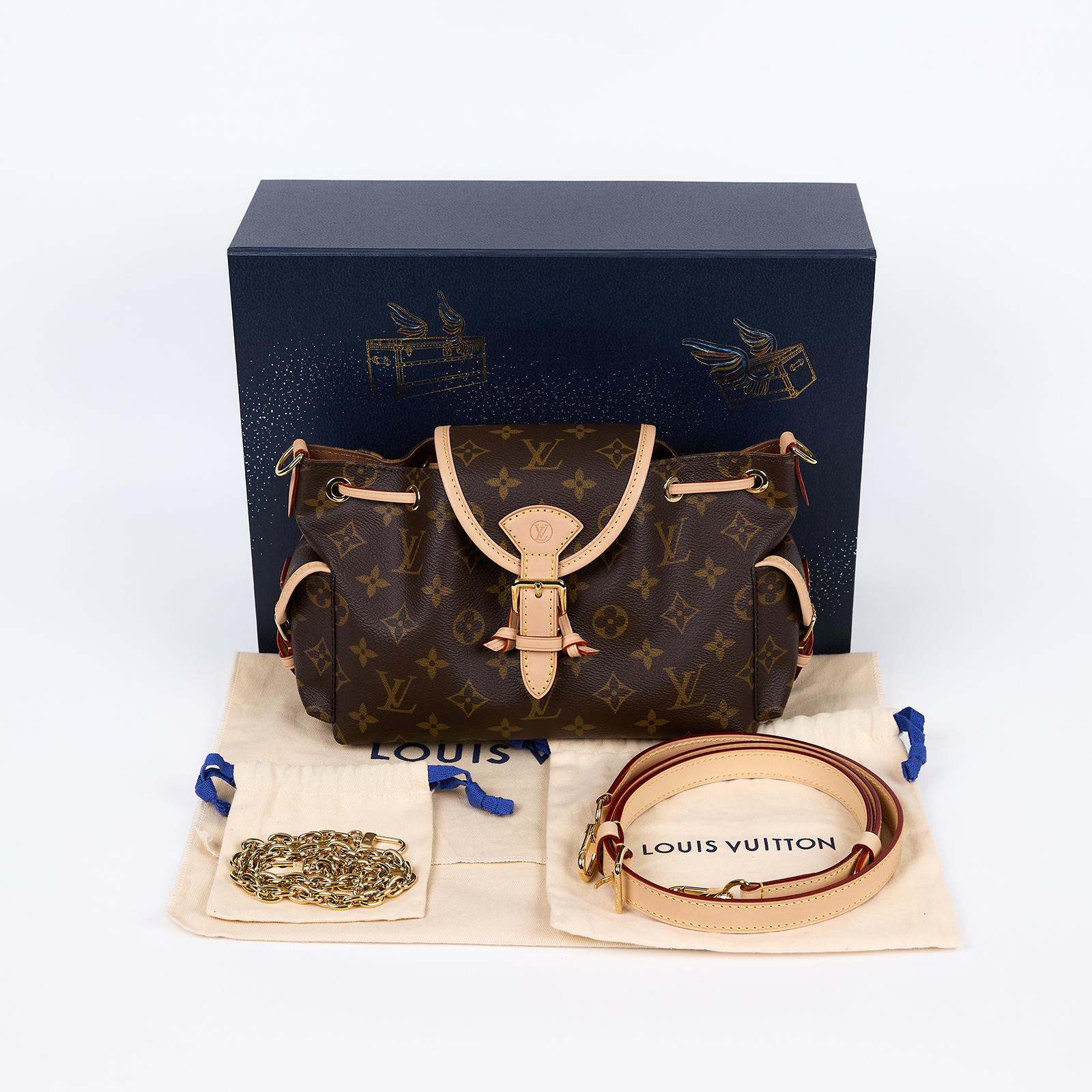 路易威登 LOUIS VUITTON Odyssée 肩背包 斜背包 M25085 晶片款 原花Odyssee 原廠盒子/防塵袋/背帶