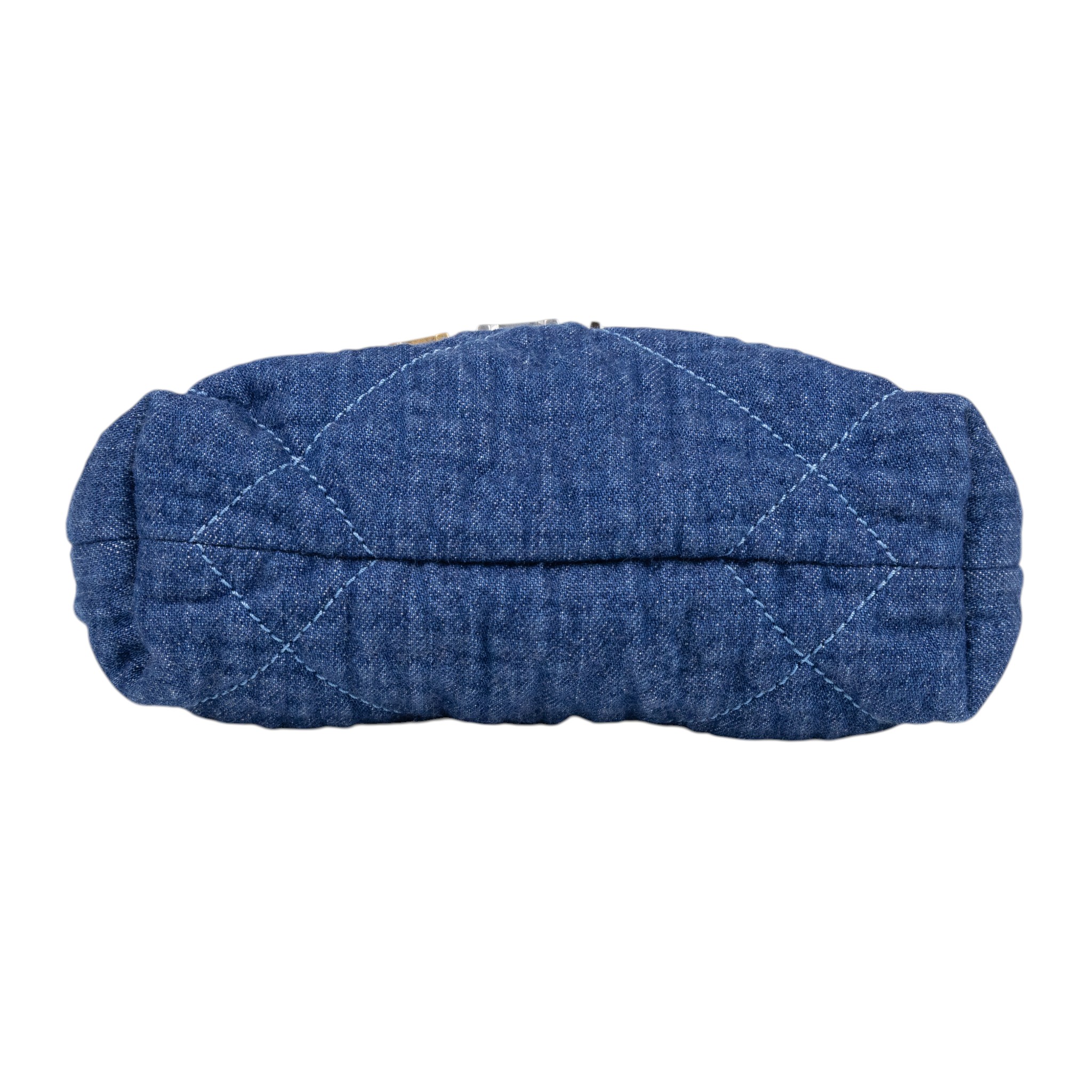 香奈兒 CHANEL 22 迷你 束口包 AS3980 B20818 晶片款 丹寧22包 MINI 新版 原廠盒子/防塵袋/背帶/購買證明影本