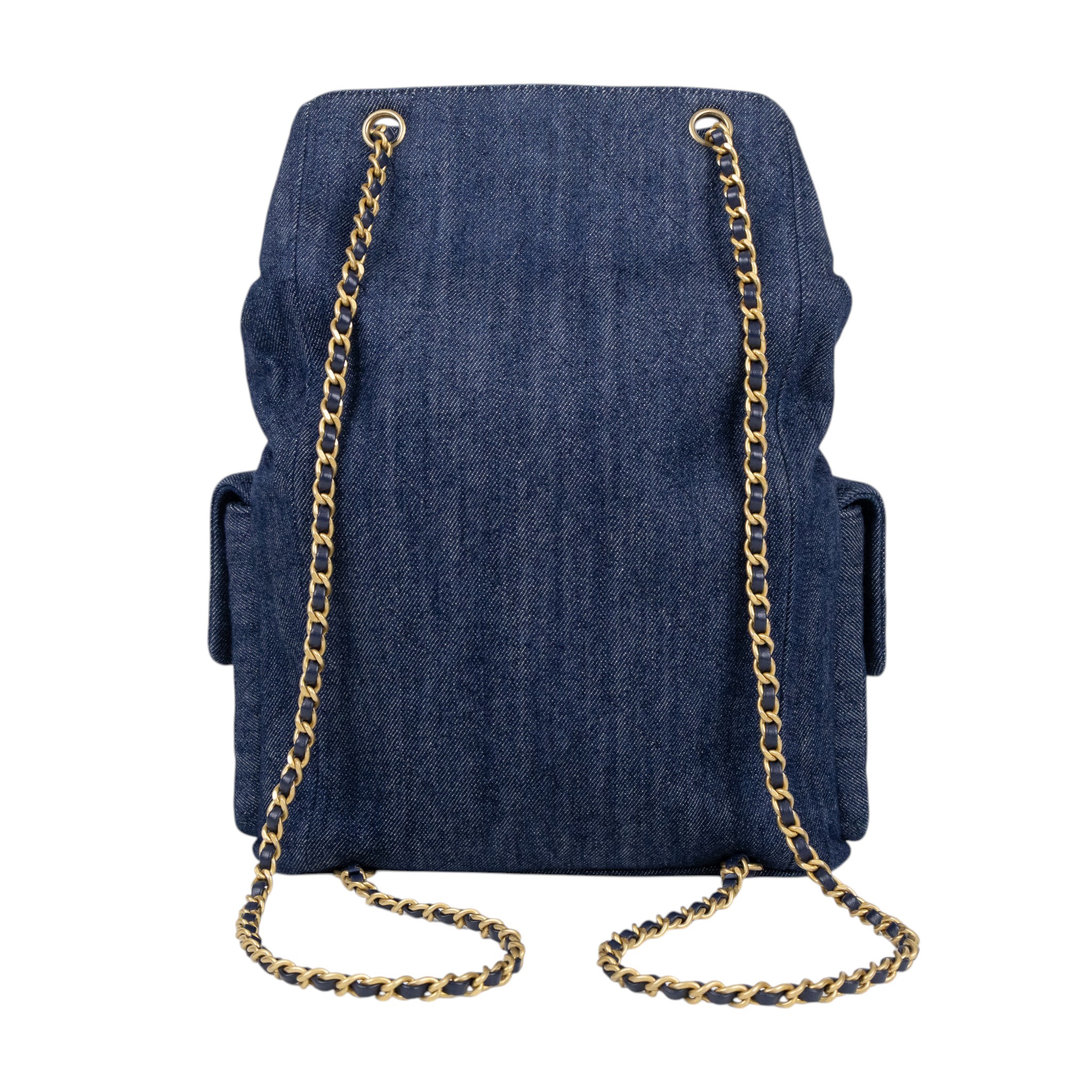 香奈兒 CHANEL 25C 雙肩 後背包 AS5305 B19251 丹寧後背 原廠盒子/防塵袋/購買證明影本