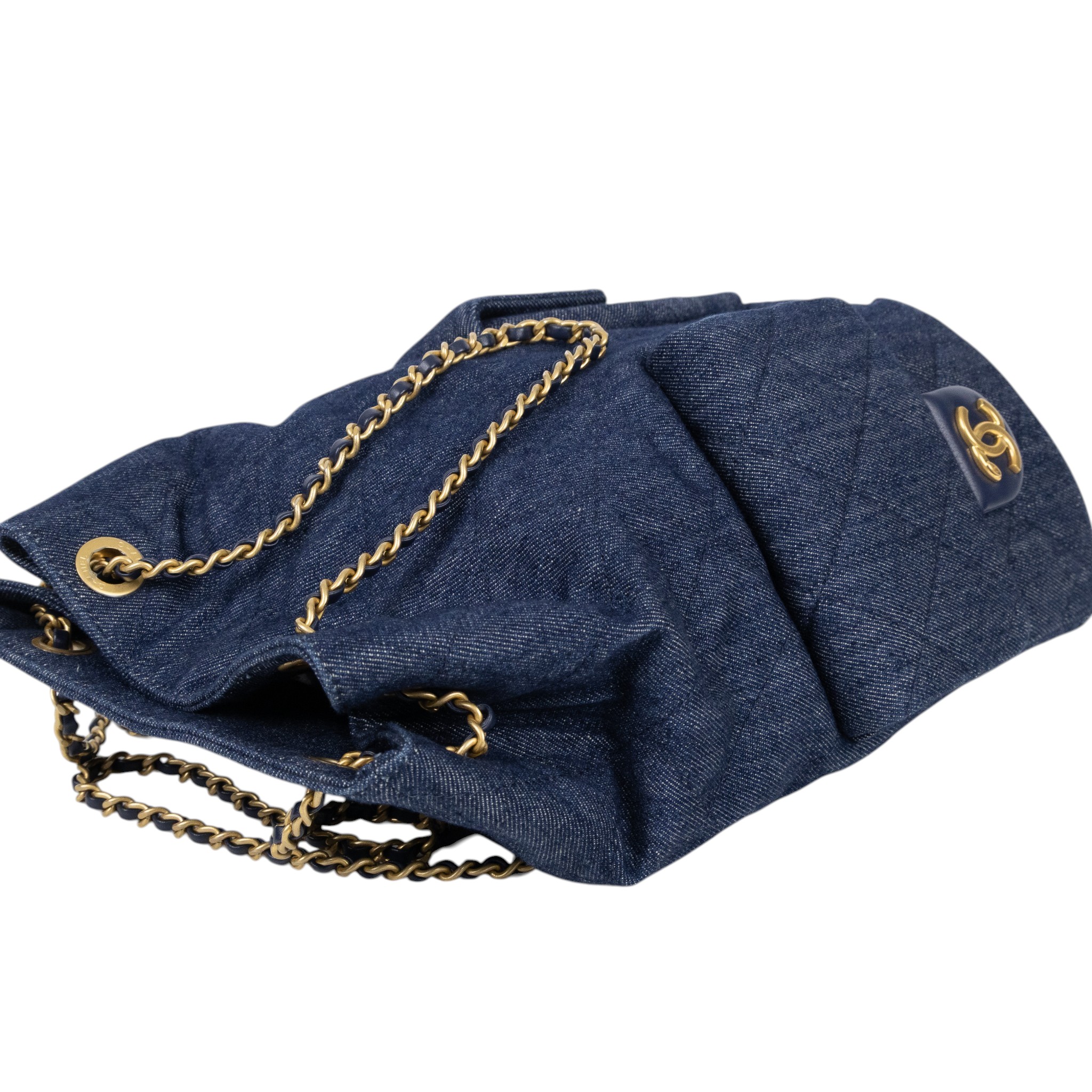 香奈兒 CHANEL 25C 雙肩 後背包 AS5305 B19251 丹寧後背 原廠盒子/防塵袋/購買證明影本