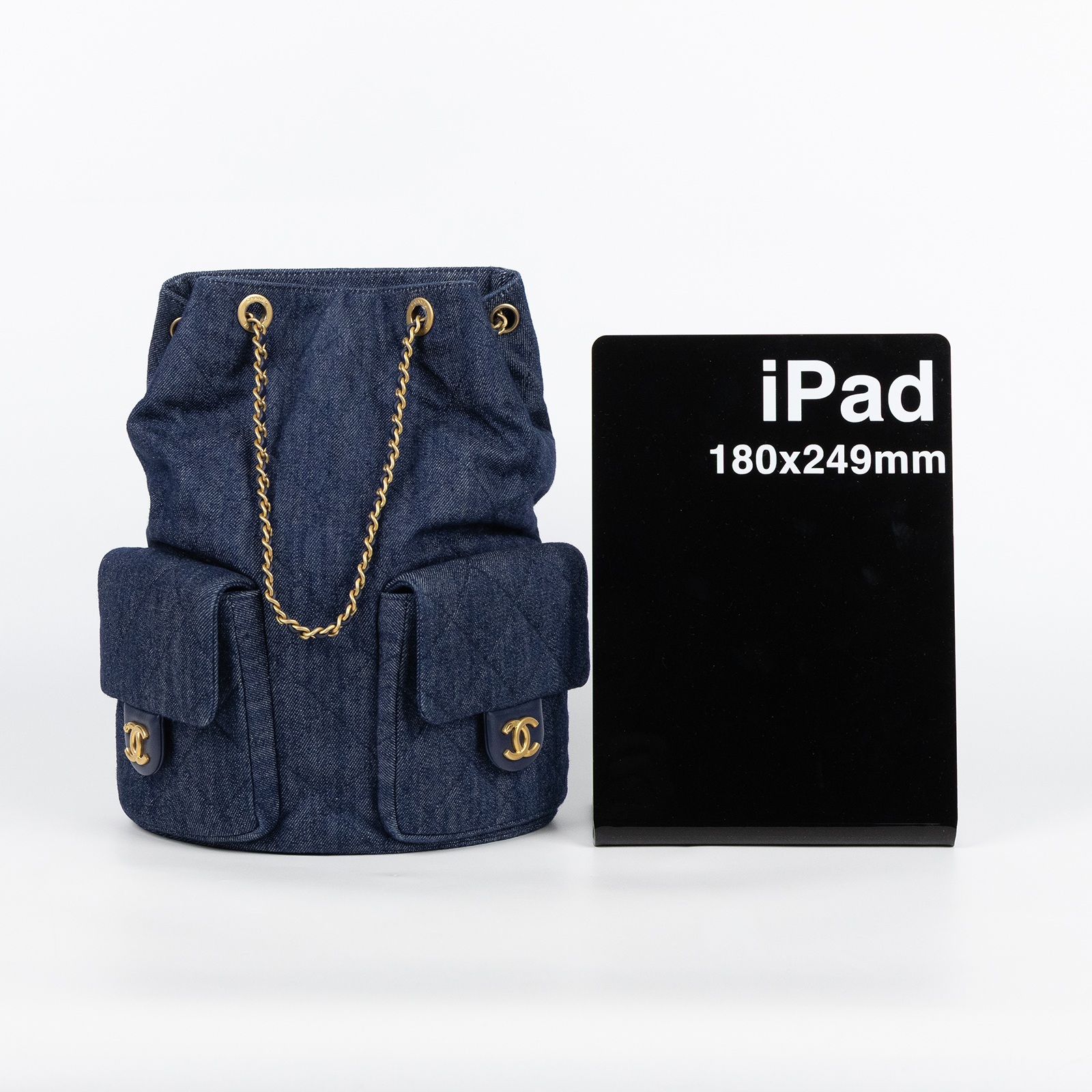 香奈兒 CHANEL 25C 雙肩 後背包 AS5305 B19251 丹寧後背 原廠盒子/防塵袋/購買證明影本