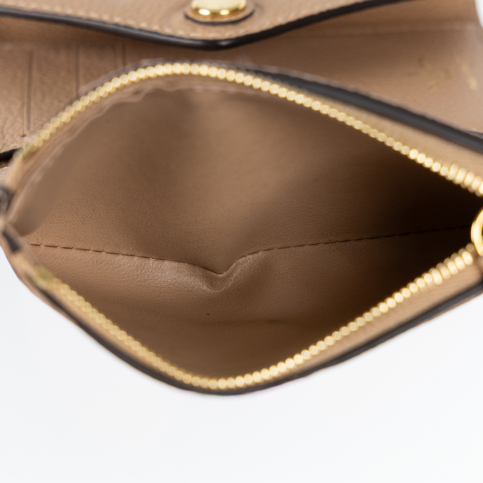 路易威登 LOUIS VUITTON Victorine 錢包 短夾 M62305 奶茶壓紋短夾 無附屬品