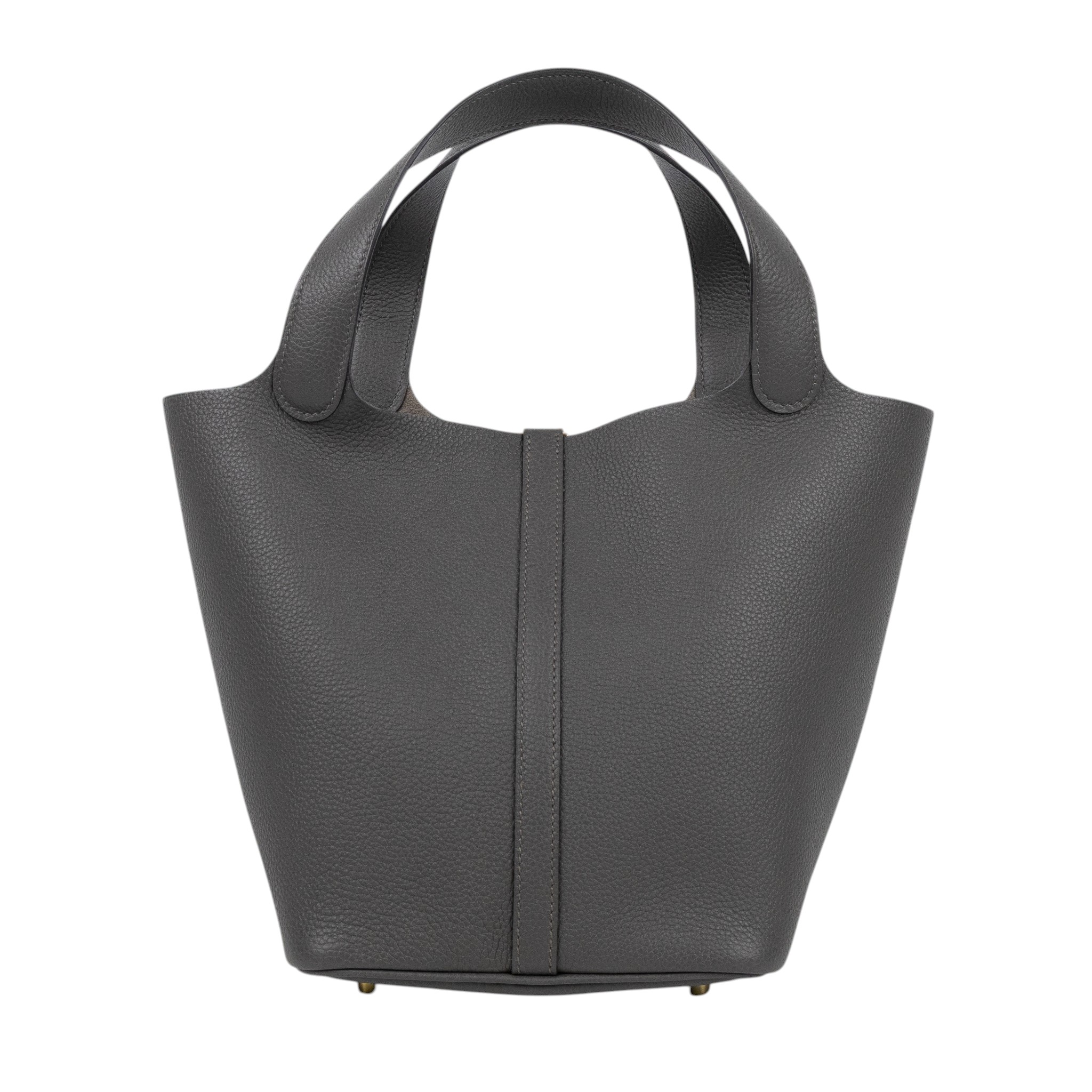 愛馬仕 Hermes Picotin Lock 22 菜籃子包 PT22 U刻 灰PICOTIN22 防塵袋/鎖組