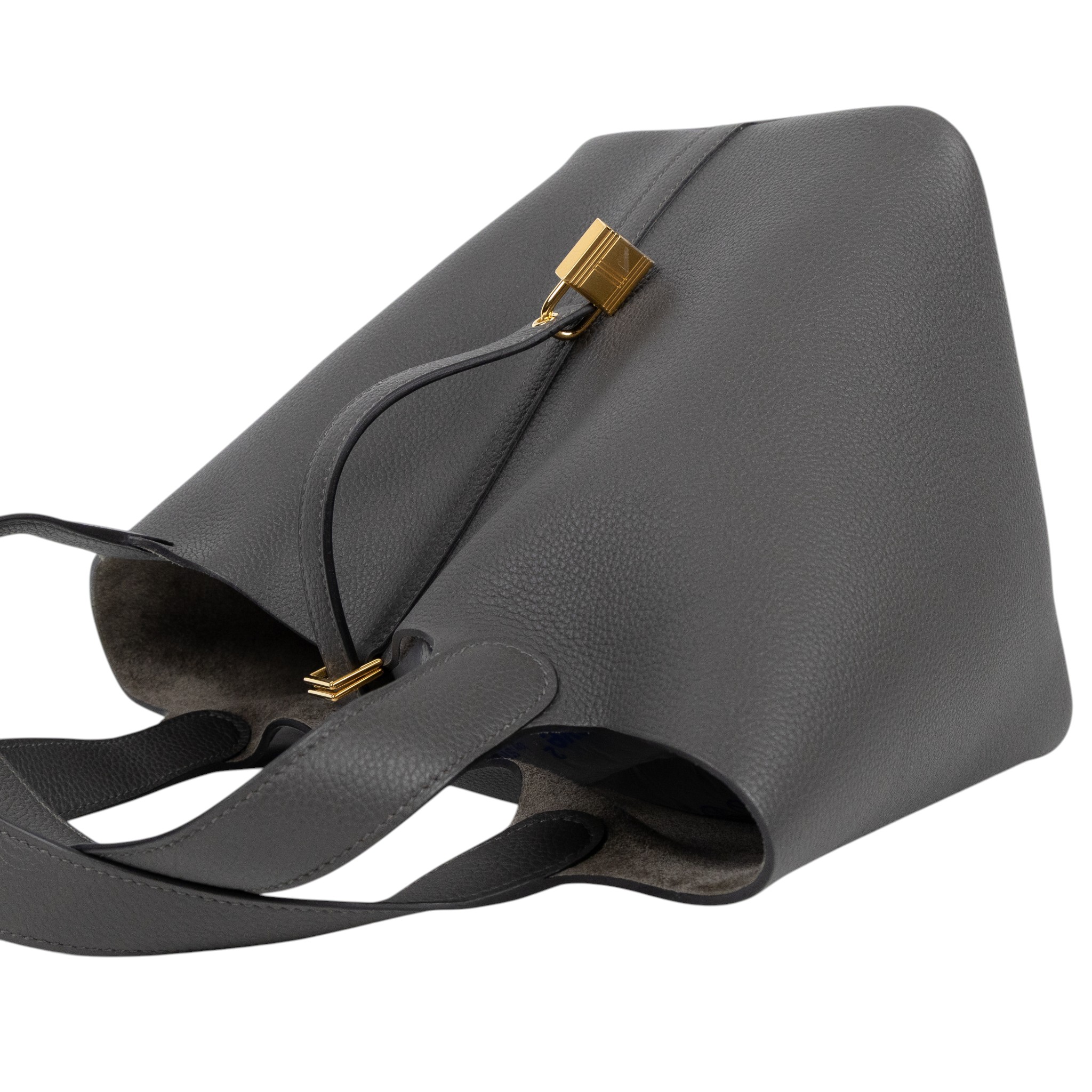 愛馬仕 Hermes Picotin Lock 22 菜籃子包 PT22 U刻 灰PICOTIN22 防塵袋/鎖組