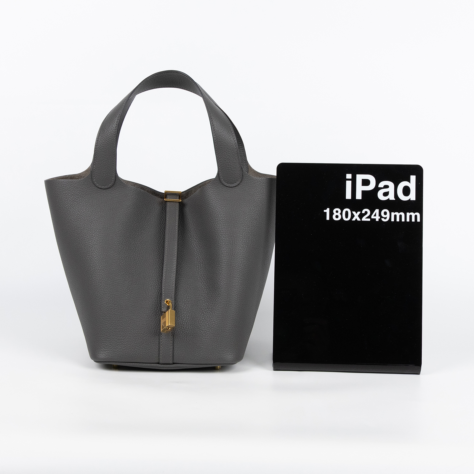 愛馬仕 Hermes Picotin Lock 22 菜籃子包 PT22 U刻 灰PICOTIN22 防塵袋/鎖組