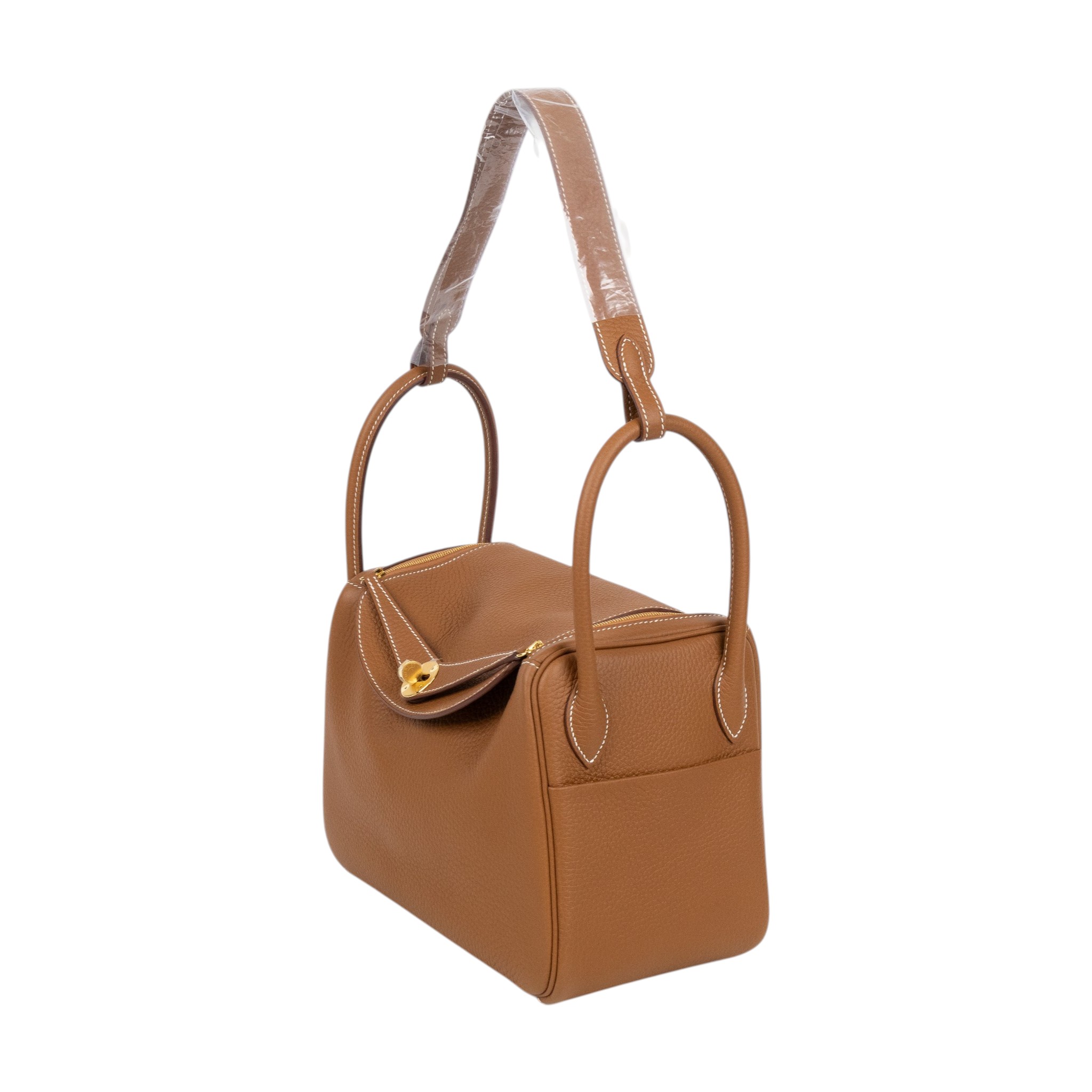 愛馬仕 Hermes Lindy 琳迪包 26 金棕色 金色五金 H073428CC37 W刻 金棕LINDY26 防塵袋/購買證明