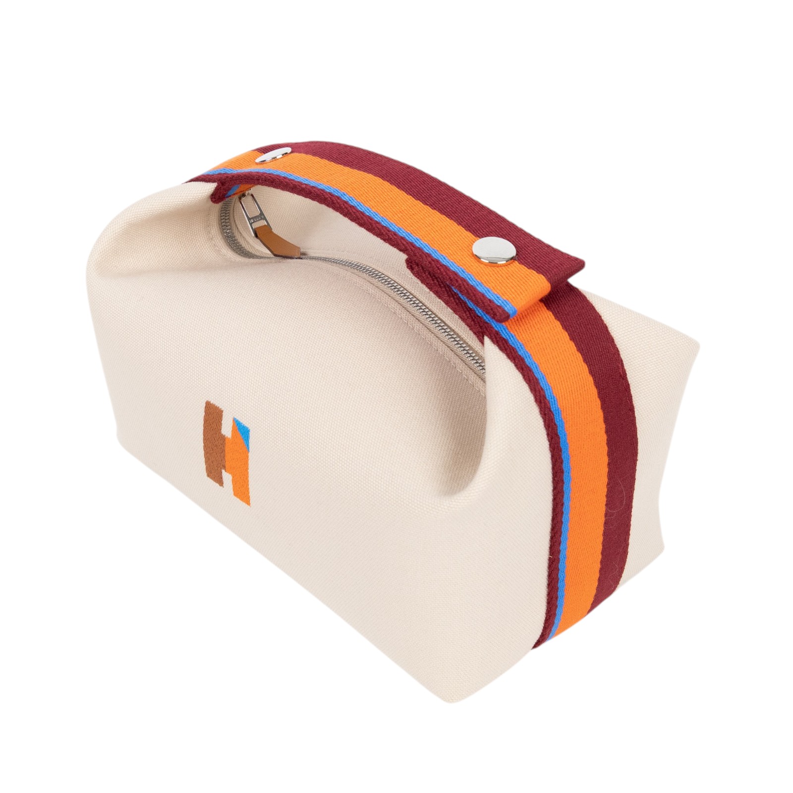 愛馬仕 Hermes Bride a Brac H Pavillon 收納包 小型 火橘色 H104346Mv02 H104346M  無附屬品