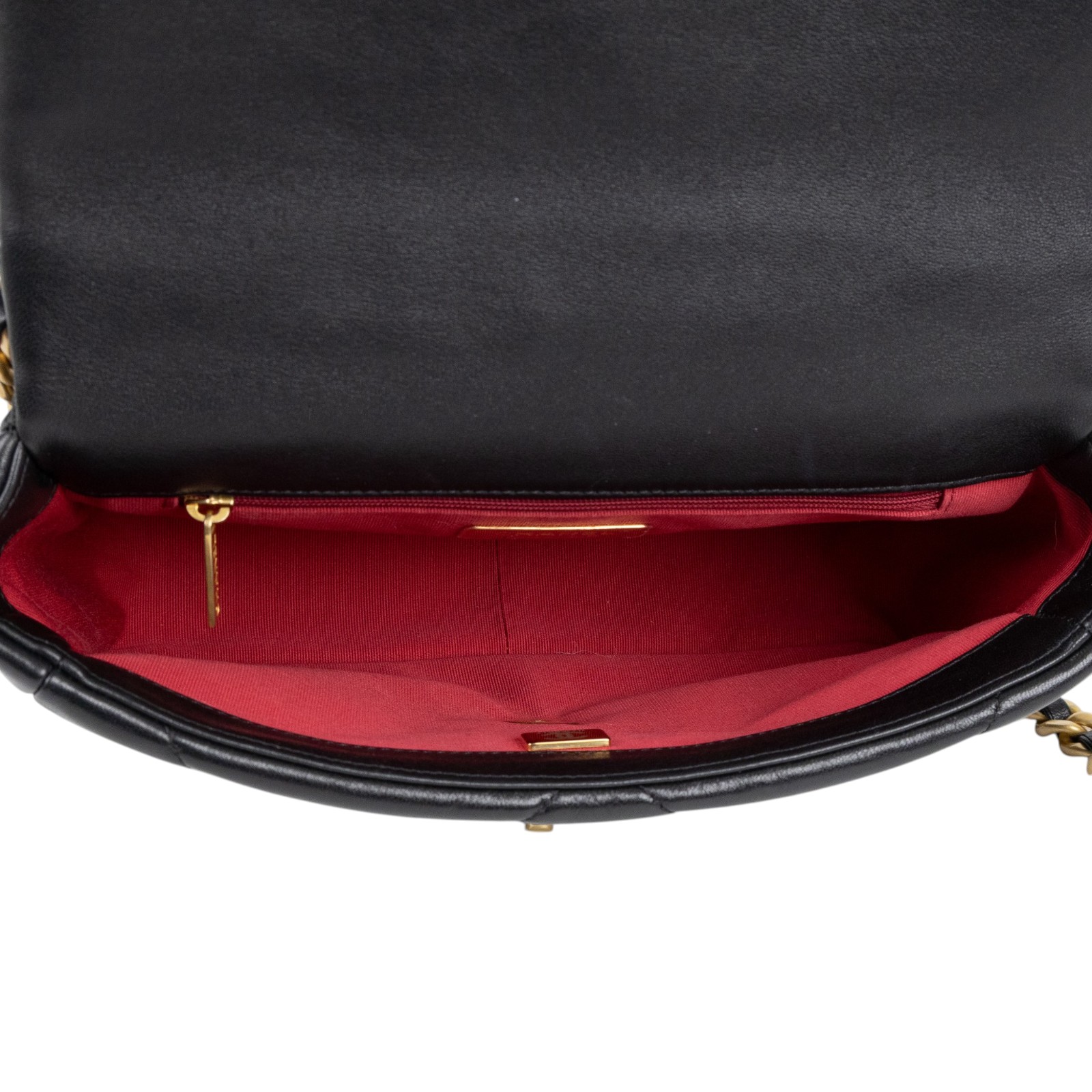 香奈兒 CHANEL 19 口蓋包 菱格紋 金銀鍊帶 手提 肩背包 AS1160 晶片款 黑金19包 26CM 原廠盒子/防塵袋