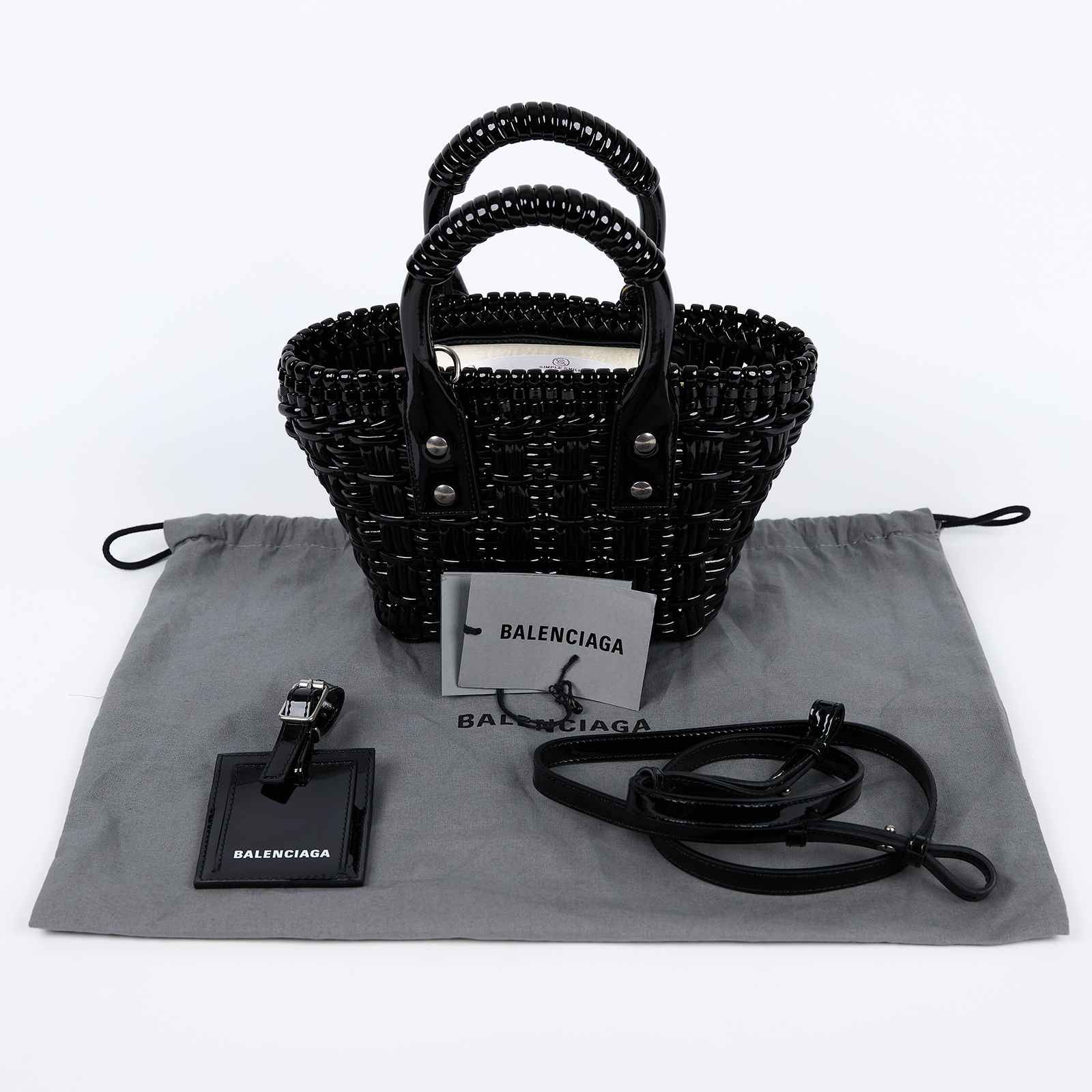 巴黎世家 BALENCIAGA Bistro Asa Superior XXS 手提包 6780282IE2Y 黑BISTRO XXS 防塵袋/吊牌/背帶