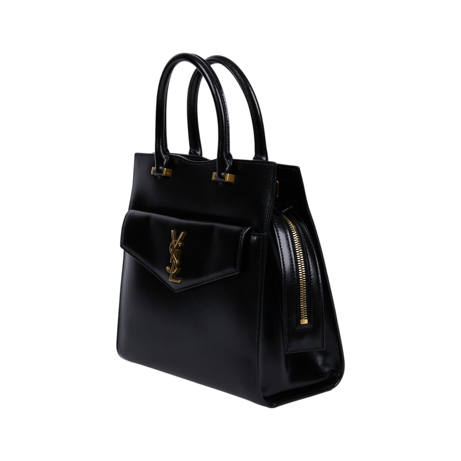 聖羅蘭 YSL SAINT LAURENT Uptown 小型 托特包 56120303P0J 黑金UPTOWN 小號 防塵袋