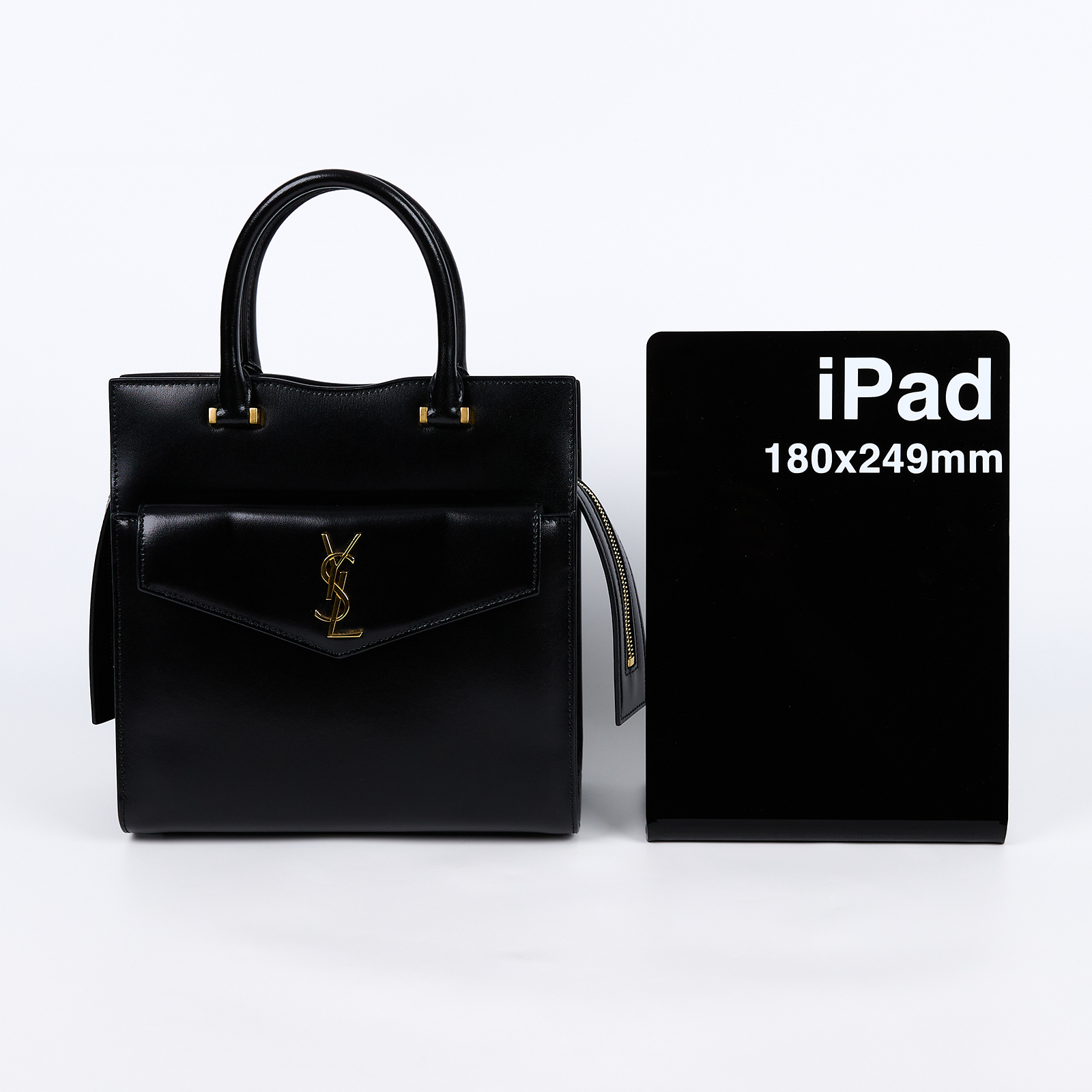 聖羅蘭 YSL SAINT LAURENT Uptown 小型 托特包 56120303P0J 黑金UPTOWN 小號 防塵袋