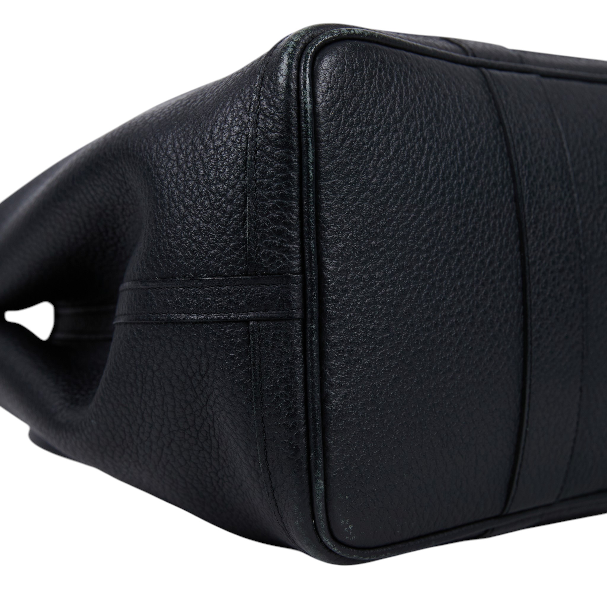 愛馬仕 Hermes Garden Party 花園派對包 36 銀色五金 黑色 H064423CK89 A刻 黑GP36 原廠盒子/防塵袋/購買證明