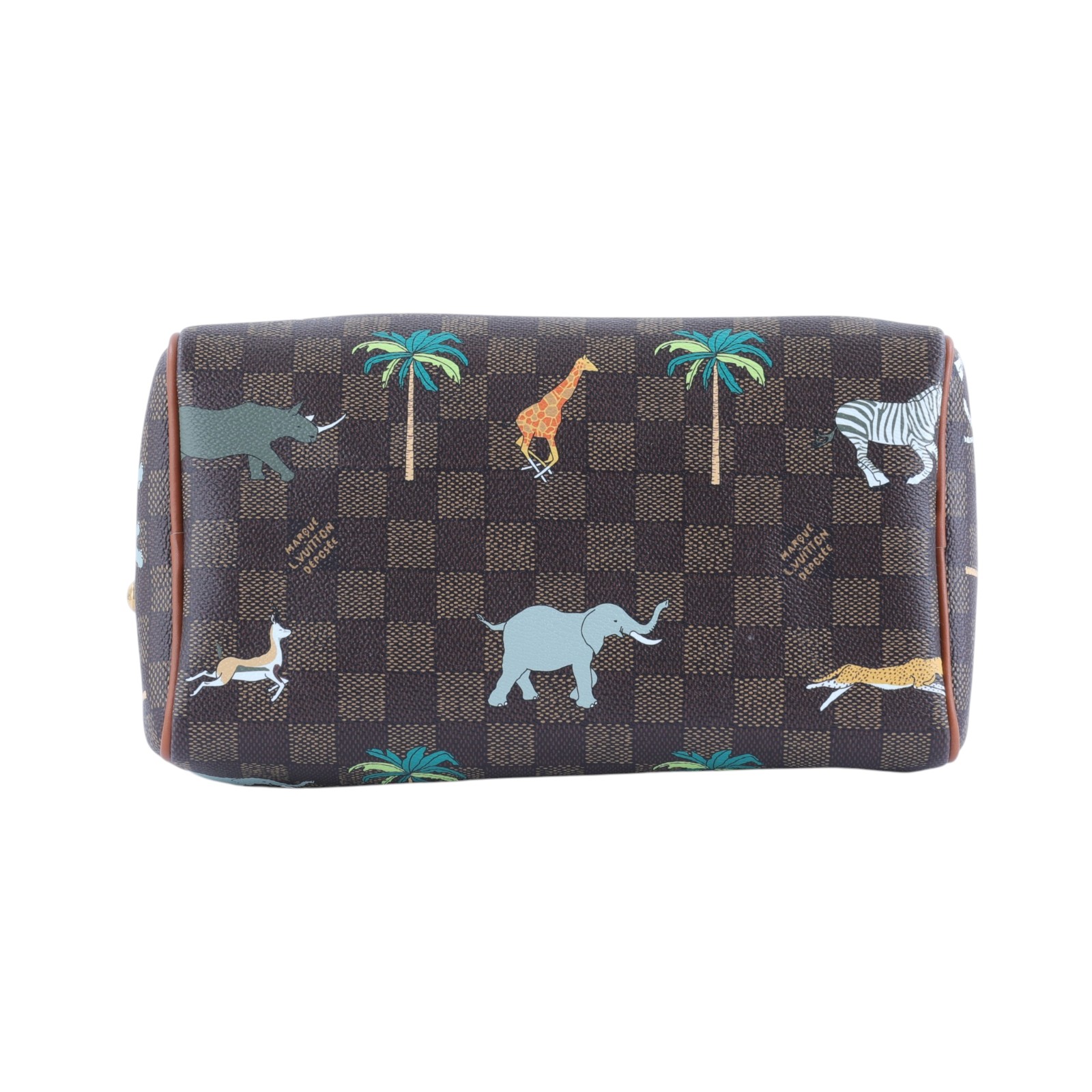 路易威登 LOUIS VUITTON Speedy 25 Bandoulière x The Darjeeling Limited 手提包 肩背包 N40857 晶片款  防塵袋/背帶/鎖組