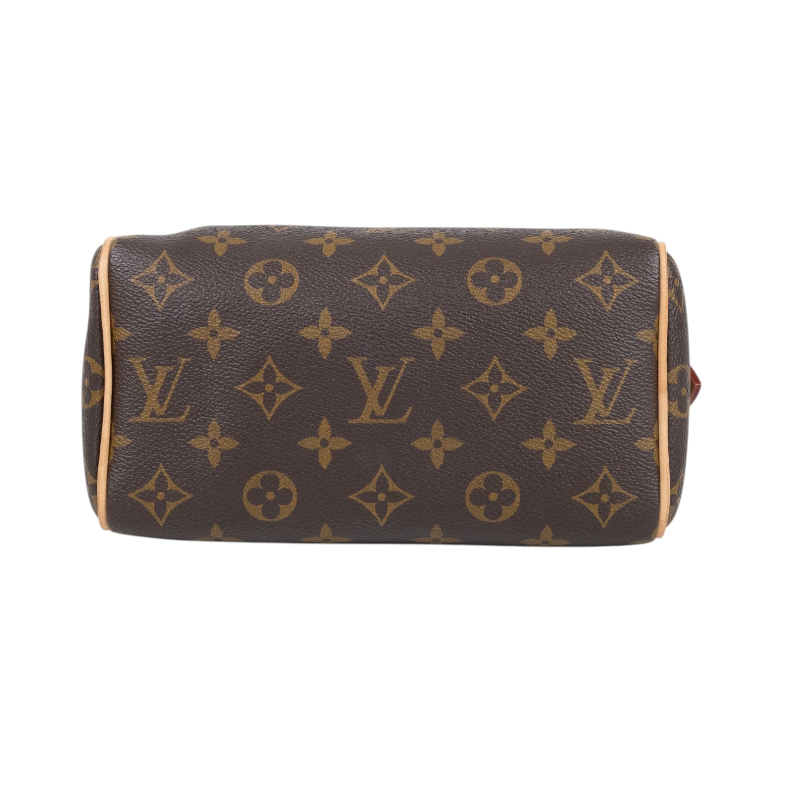 路易威登 LOUIS VUITTON Speedy Bandoulière 20 米色 帆布 手提 斜背 波士頓包 M46222 晶片款  防塵袋/背帶/鎖組