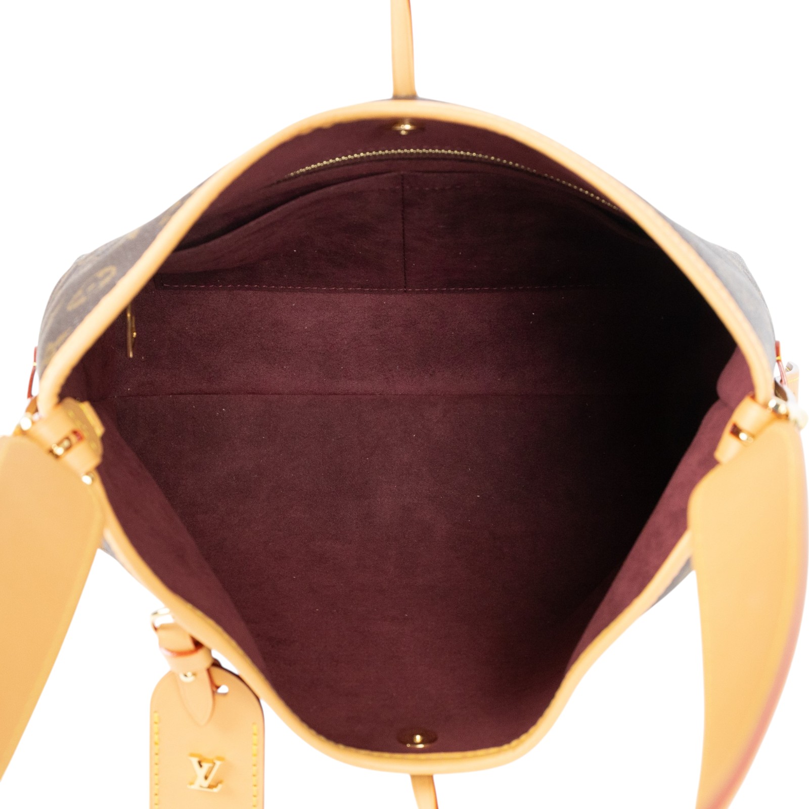 路易威登 LOUIS VUITTON CarryAll PM 原花 肩背包 M46203 晶片款 原花CARRYALL PM 內袋