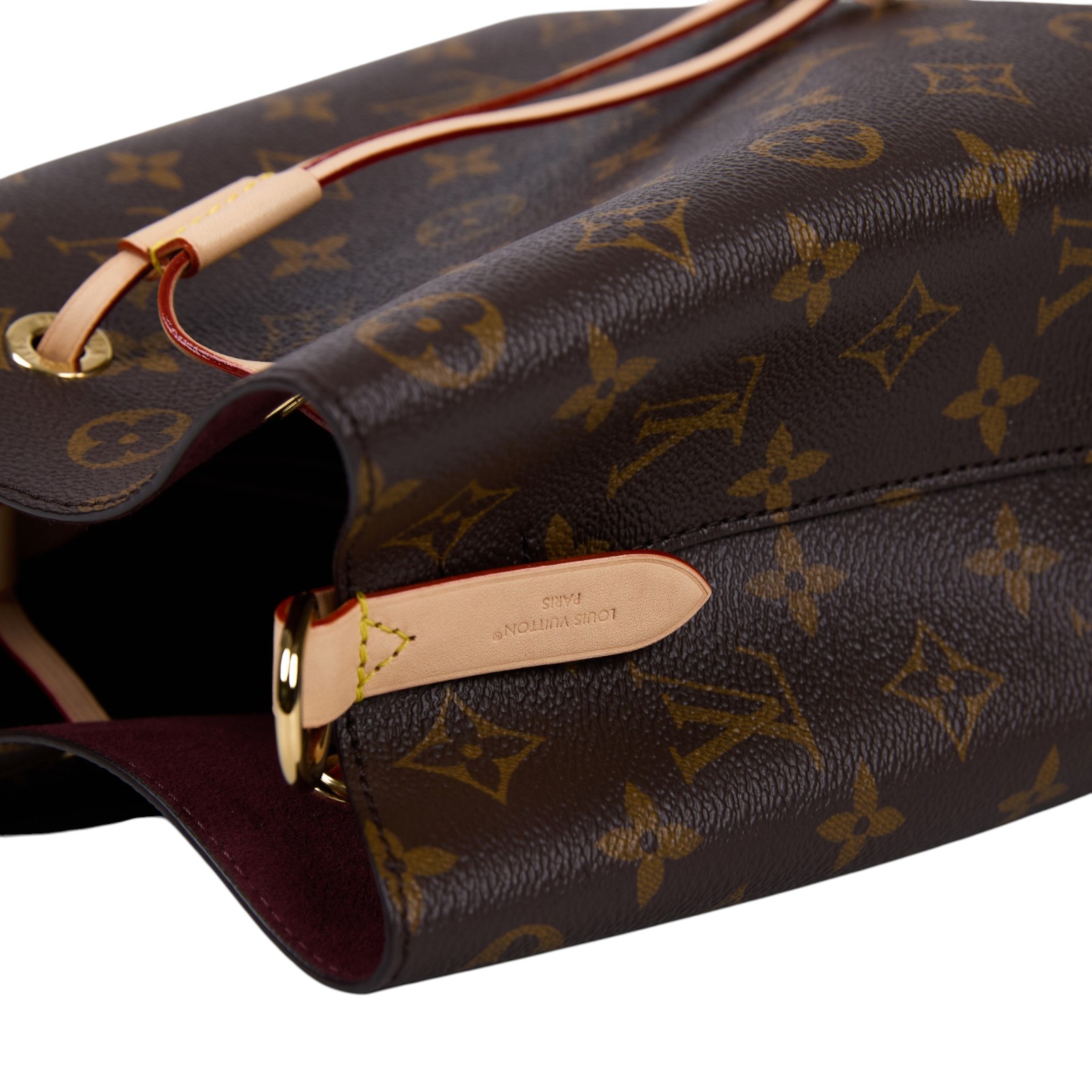 路易威登 LOUIS VUITTON Néonoé BB 經典帆布 束口水桶包 M46581 晶片款 原花NEONOE BB 防塵袋/背帶/台灣購買證明