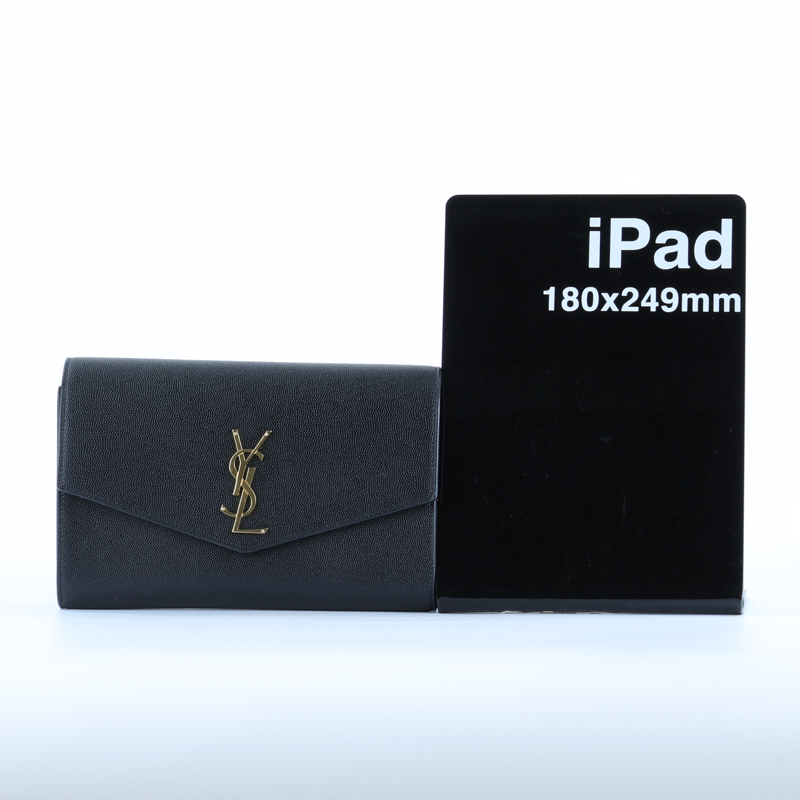 聖羅蘭 YSL SAINT LAURENT Uptown 斜背包  黑魚子醬肩背包 原廠盒子/防塵袋