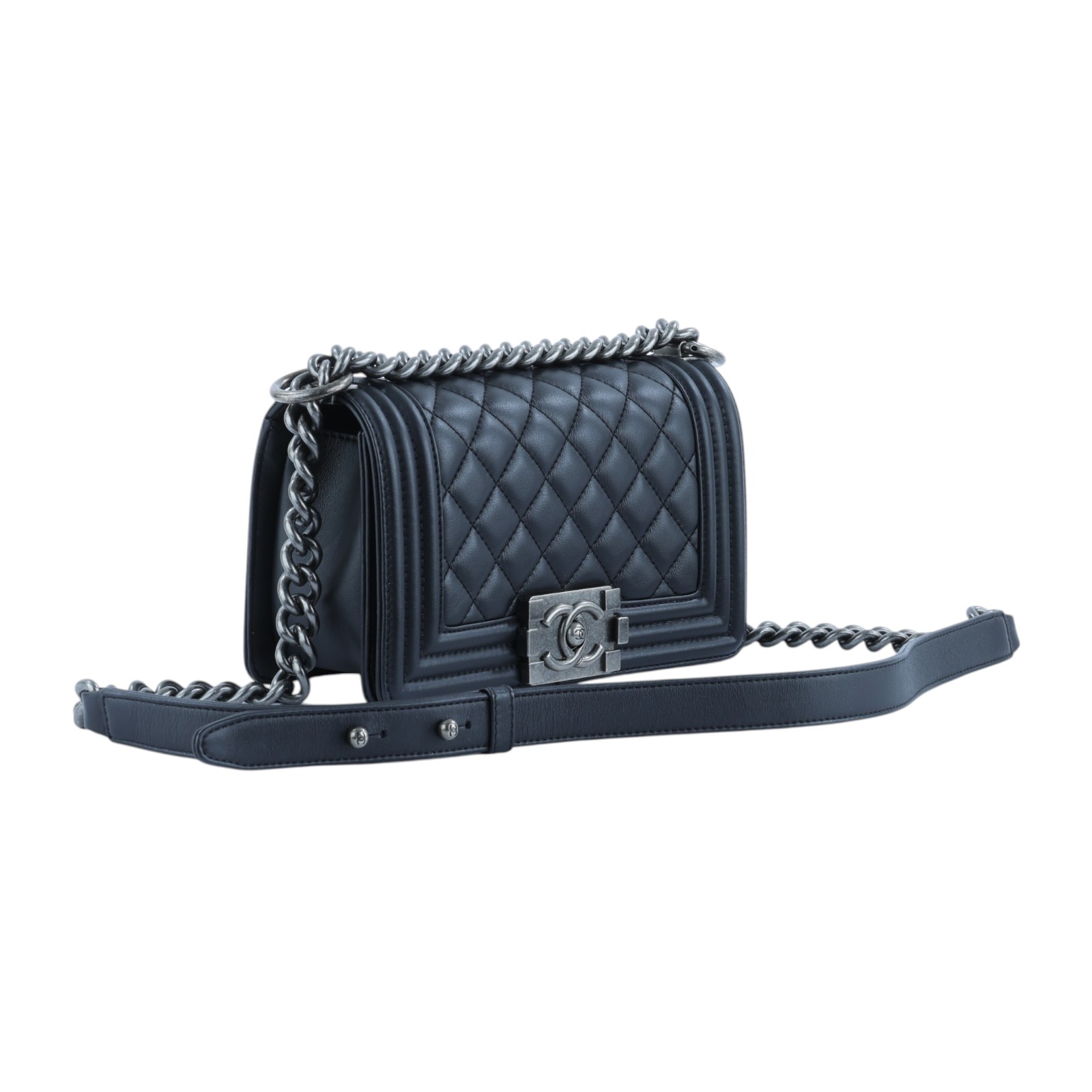 香奈兒 CHANEL Boy 20 小型 口蓋包 A67085 Y09953 晶片款 BOY20 原廠盒子/防塵袋/購買證明影本