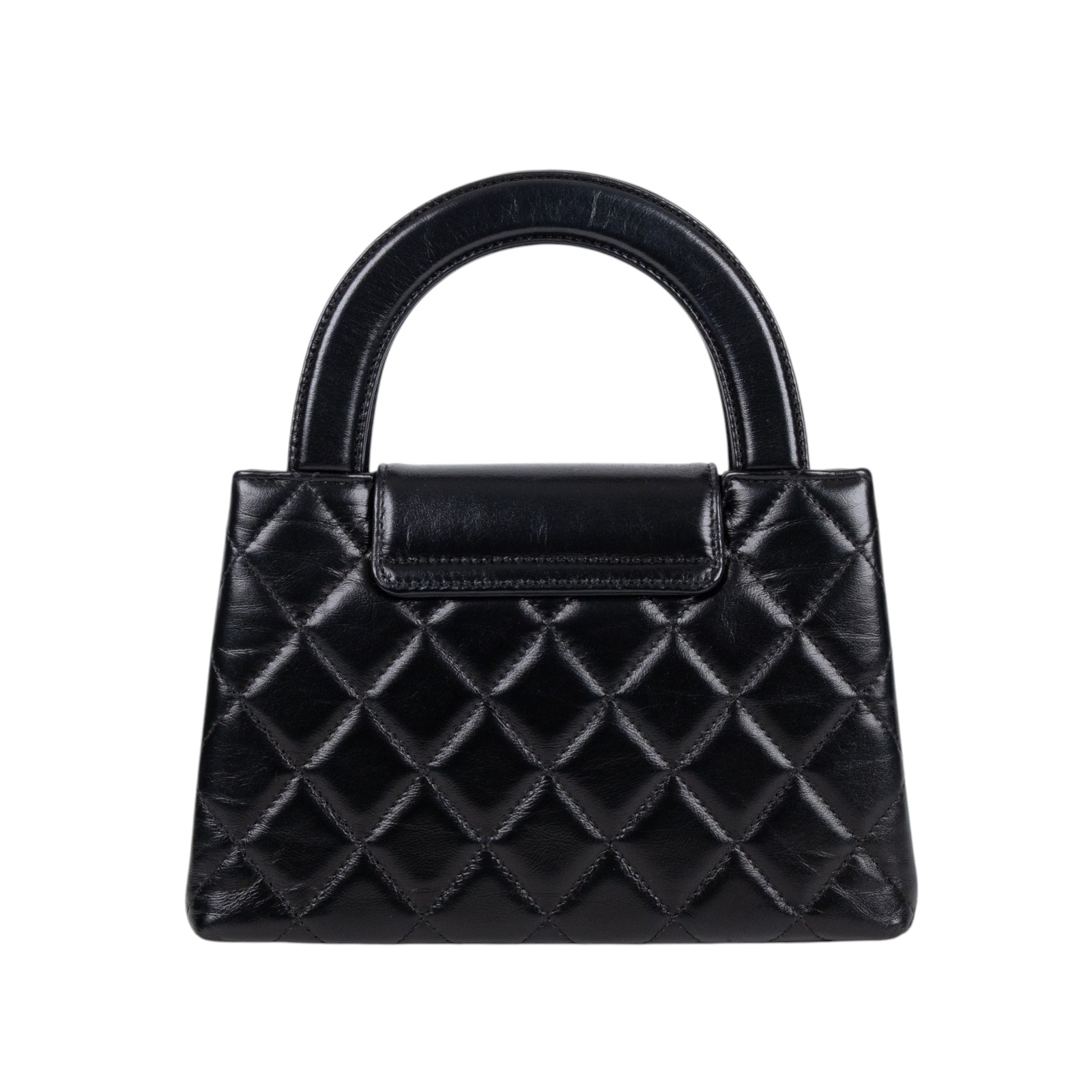 香奈兒 CHANEL Kelly Nano 手提 斜背包 AS4416 晶片款 黑金羊KELLY NANO 防塵袋