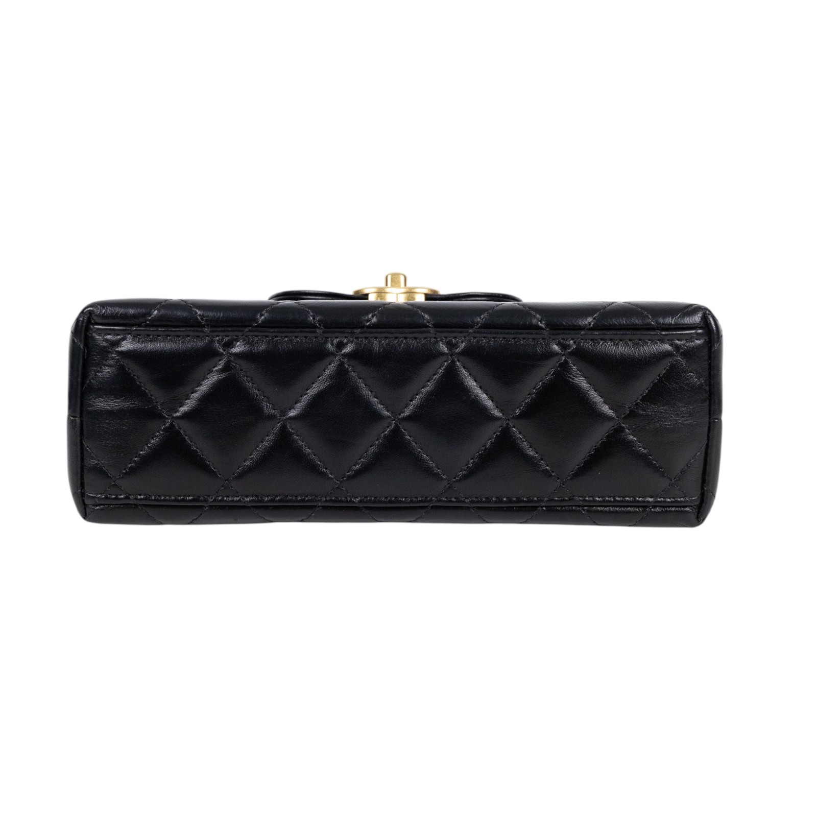 香奈兒 CHANEL Kelly Nano 手提 斜背包 AS4416 晶片款 黑金羊KELLY NANO 防塵袋