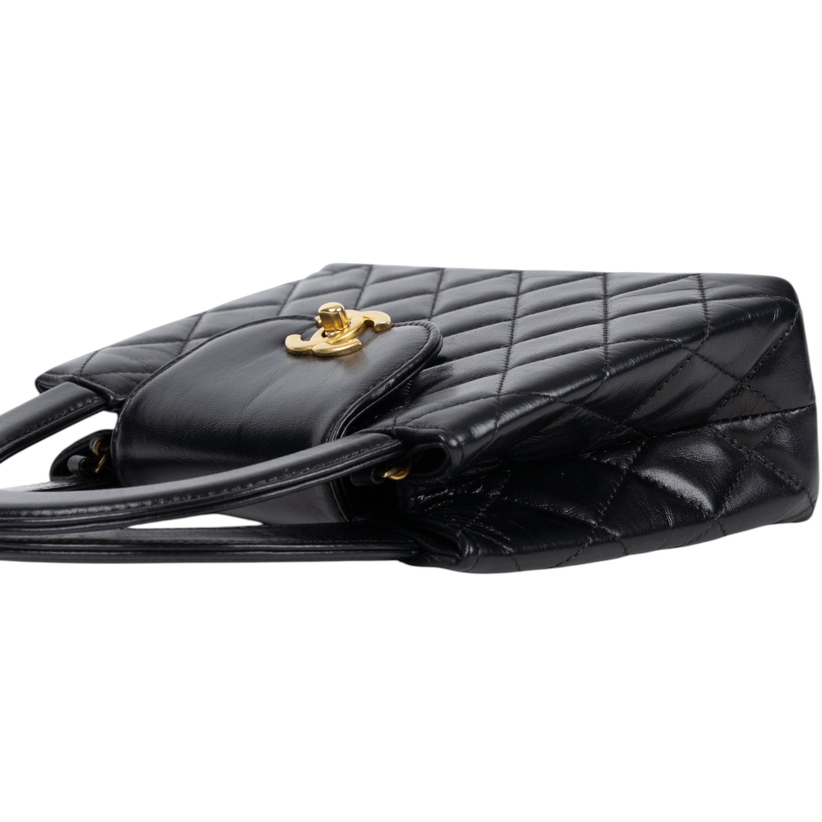 香奈兒 CHANEL Kelly Nano 手提 斜背包 AS4416 晶片款 黑金羊KELLY NANO 防塵袋