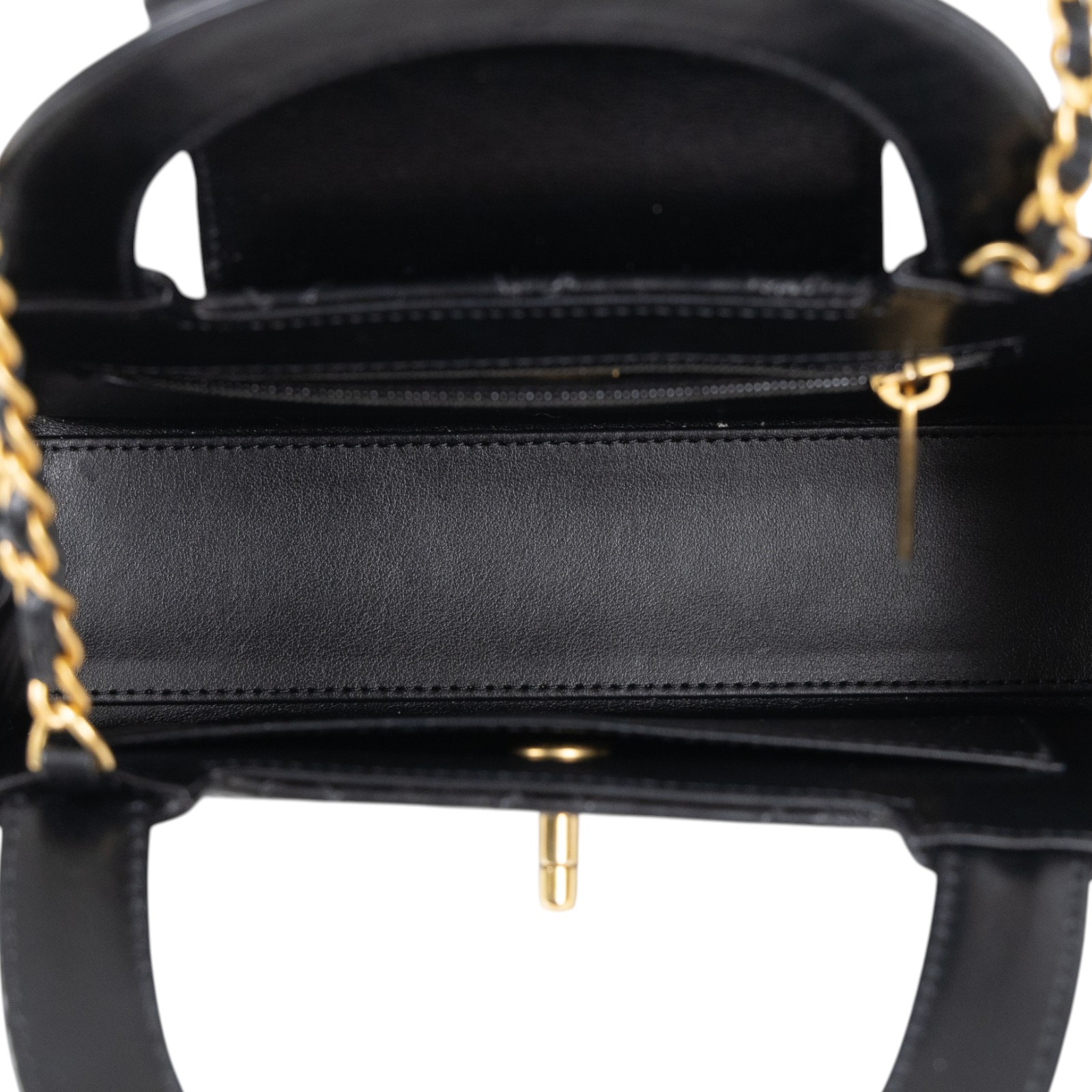 香奈兒 CHANEL Kelly Nano 手提 斜背包 AS4416 晶片款 黑金羊KELLY NANO 防塵袋