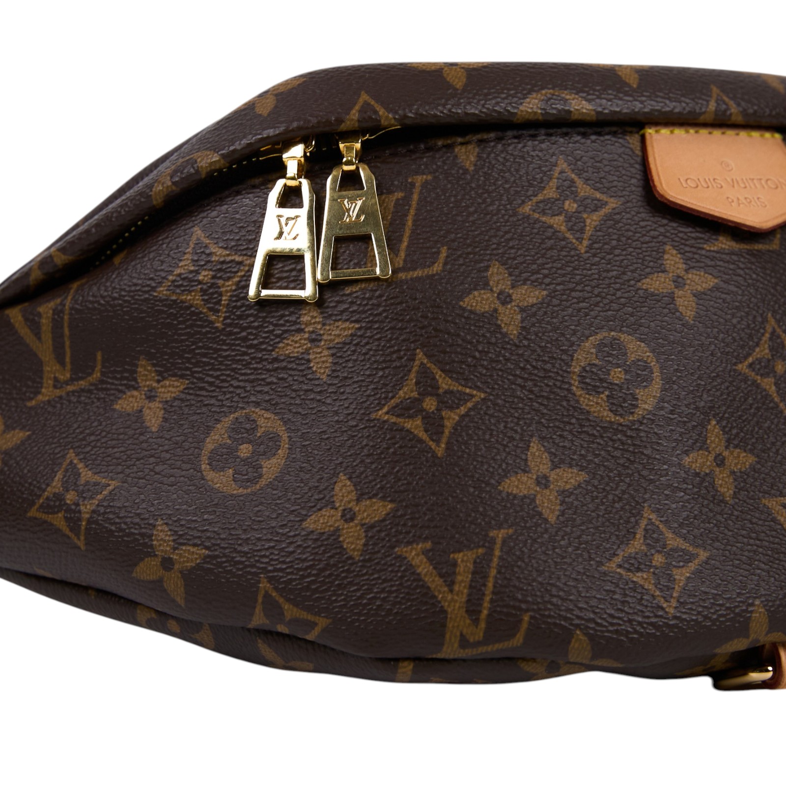 路易威登 LOUIS VUITTON Bumbag 經典帆布 腰包 斜跨包 M43644 原花腰包 防塵袋/原廠盒子