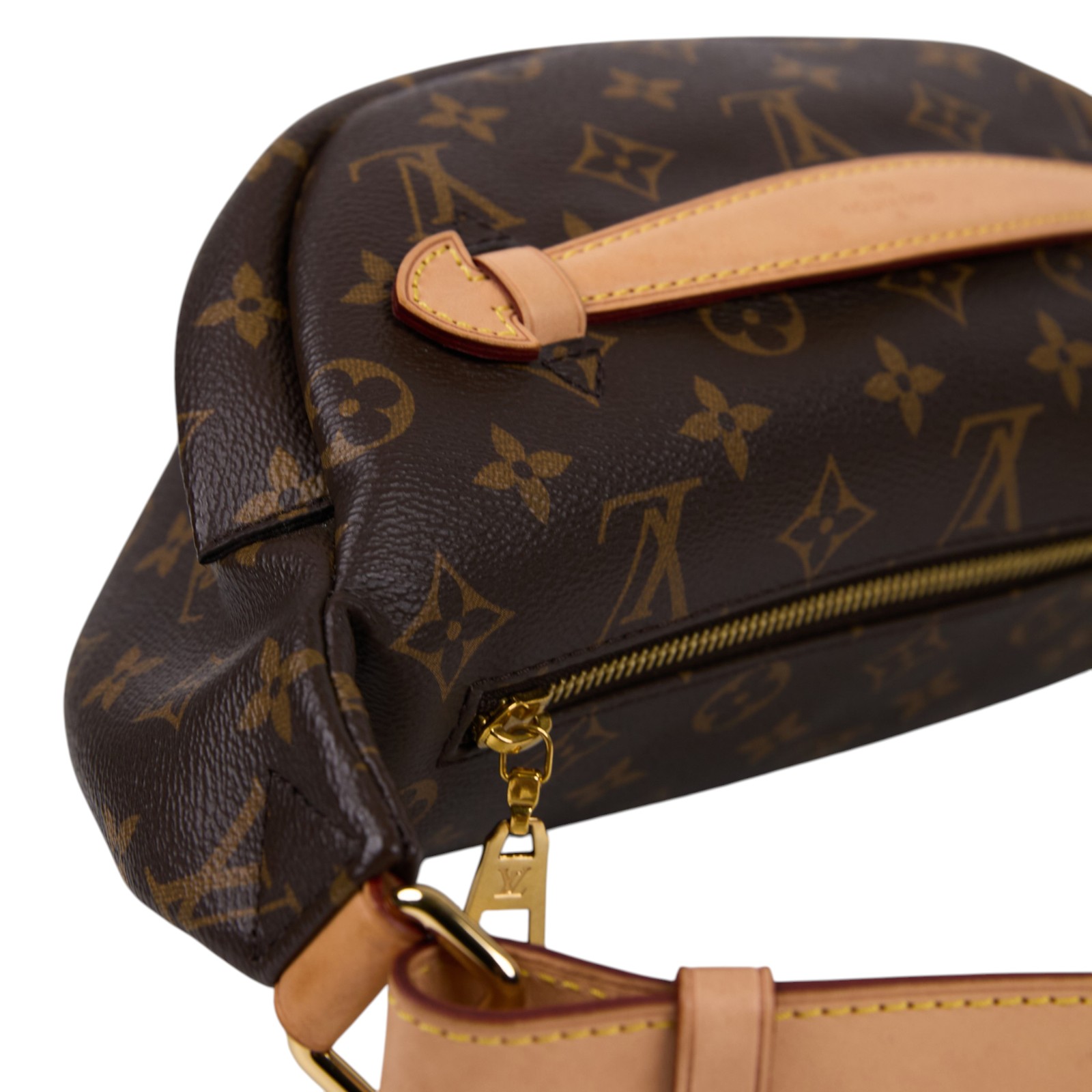 路易威登 LOUIS VUITTON Bumbag 經典帆布 腰包 斜跨包 M43644 原花腰包 防塵袋/原廠盒子