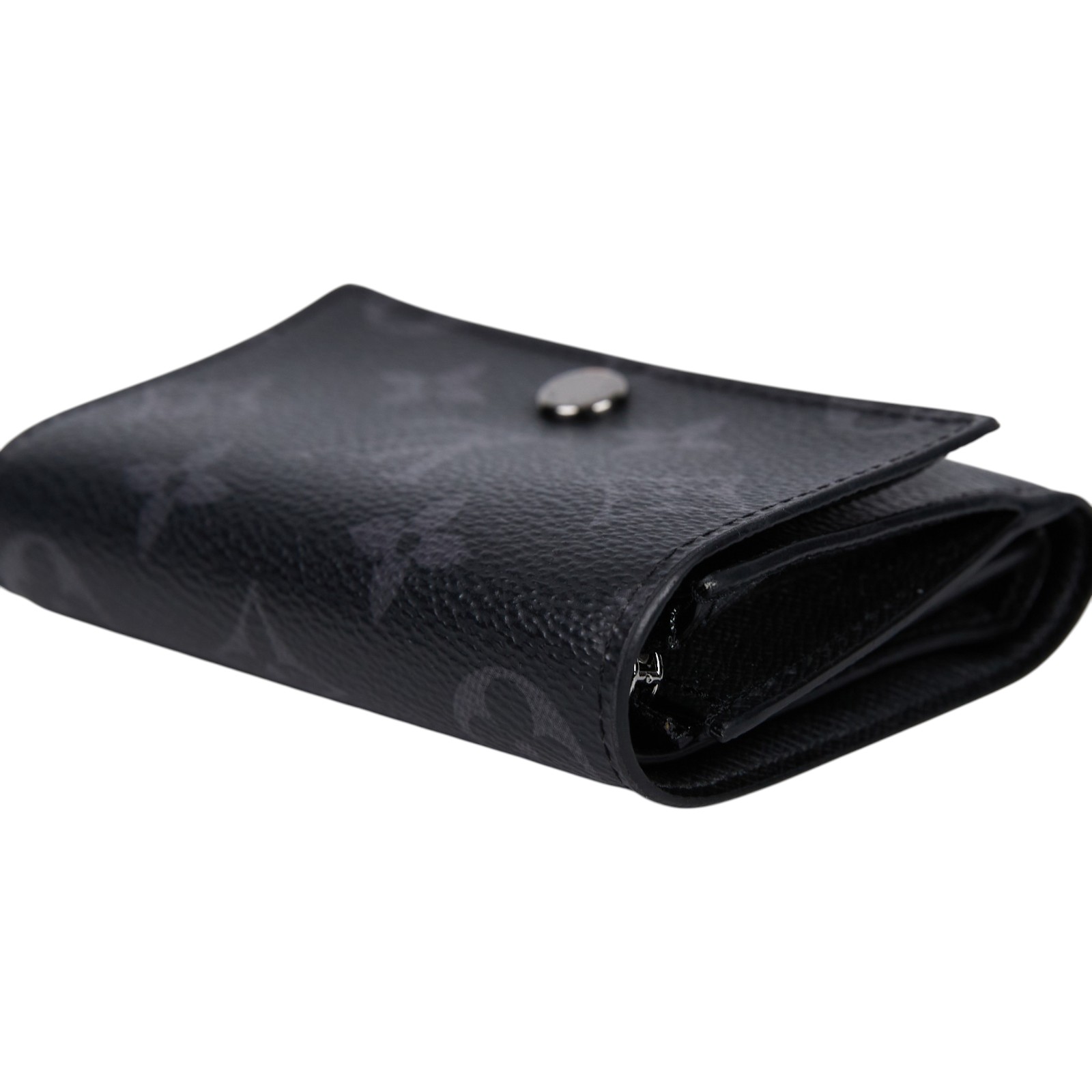 路易威登 LOUIS VUITTON Victor 錢包 短夾 M12598 晶片款 黑原花Victor三折短夾 原廠盒子/防塵袋/購買證明