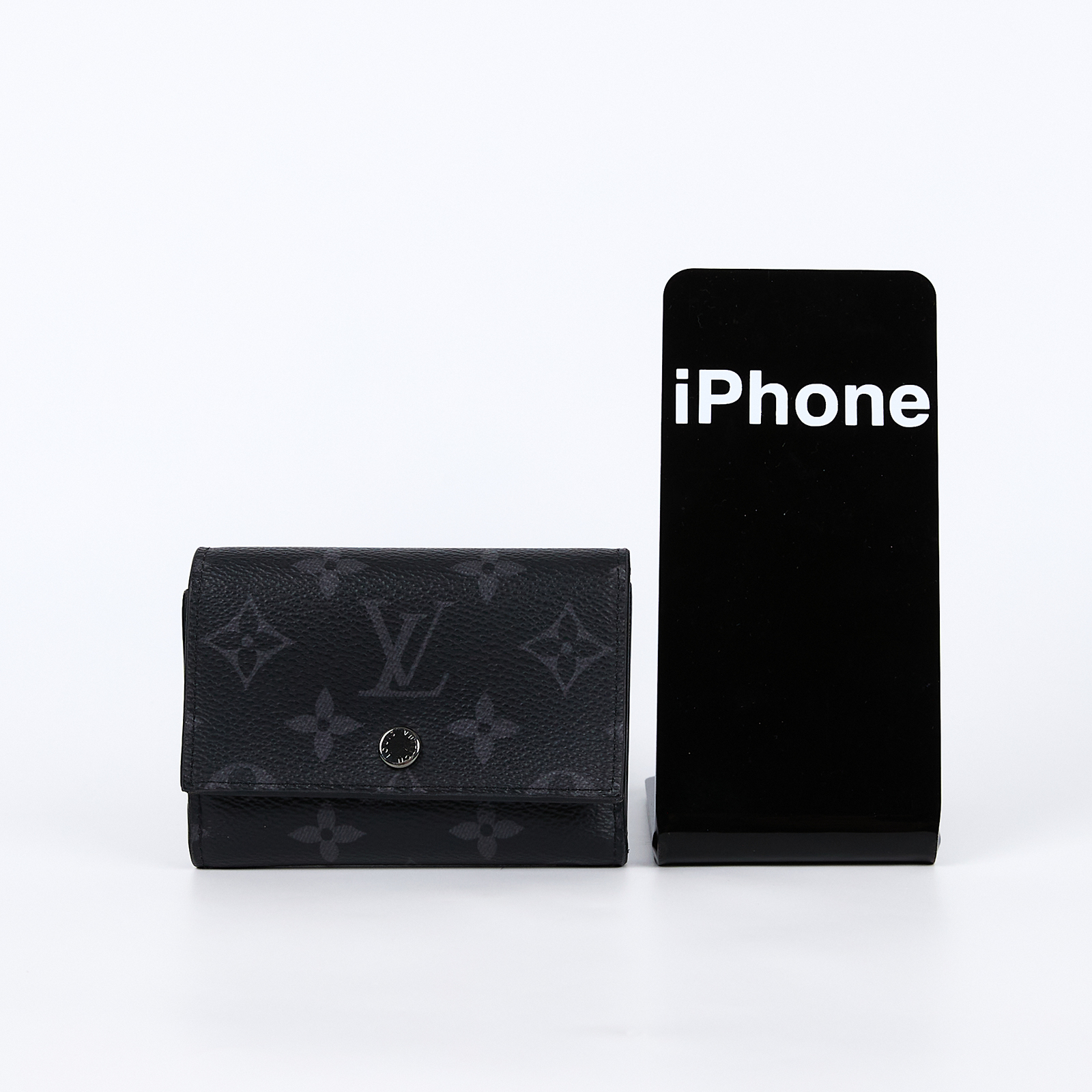 路易威登 LOUIS VUITTON Victor 錢包 短夾 M12598 晶片款 黑原花Victor三折短夾 原廠盒子/防塵袋/購買證明