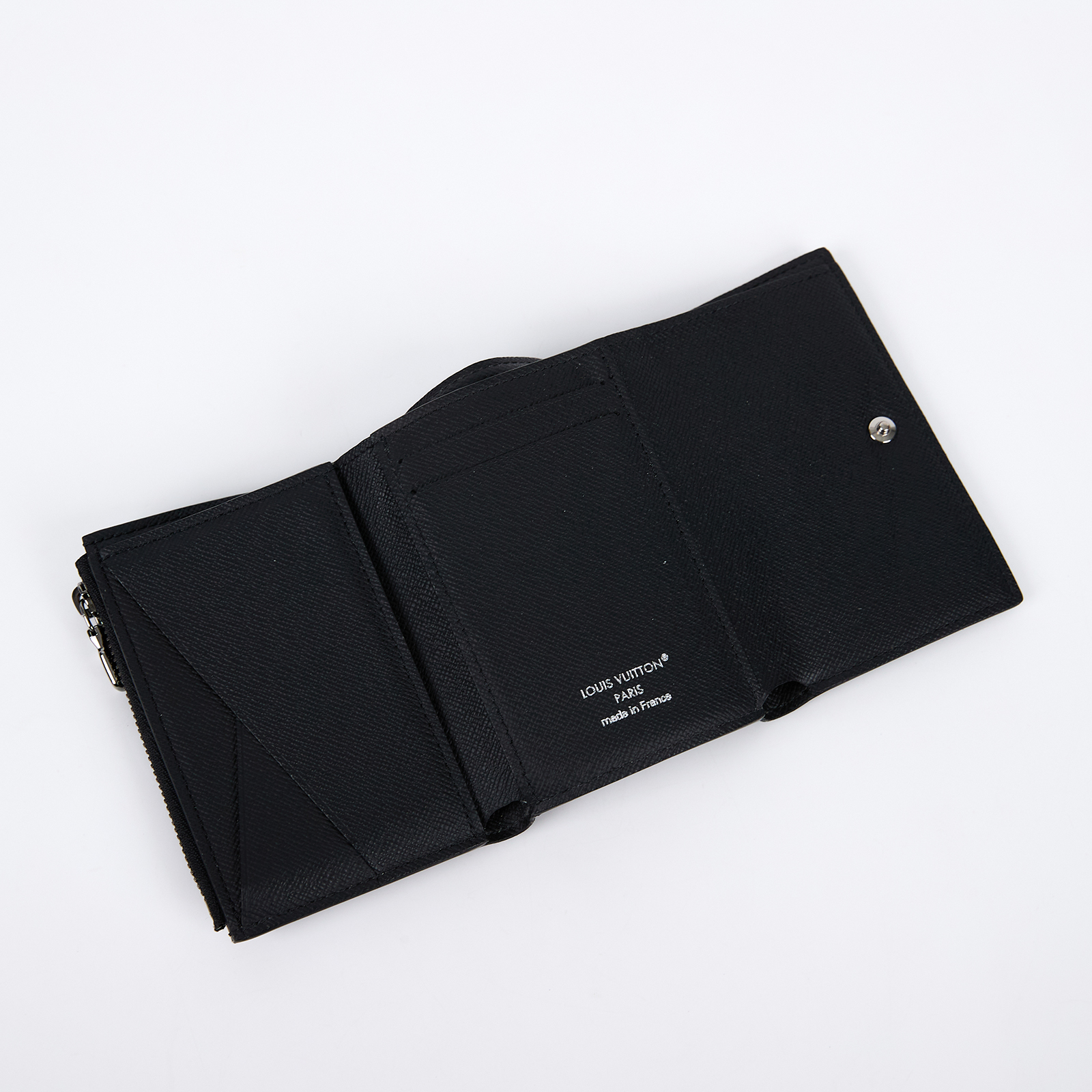 路易威登 LOUIS VUITTON Victor 錢包 短夾 M12598 晶片款 黑原花Victor三折短夾 原廠盒子/防塵袋/購買證明