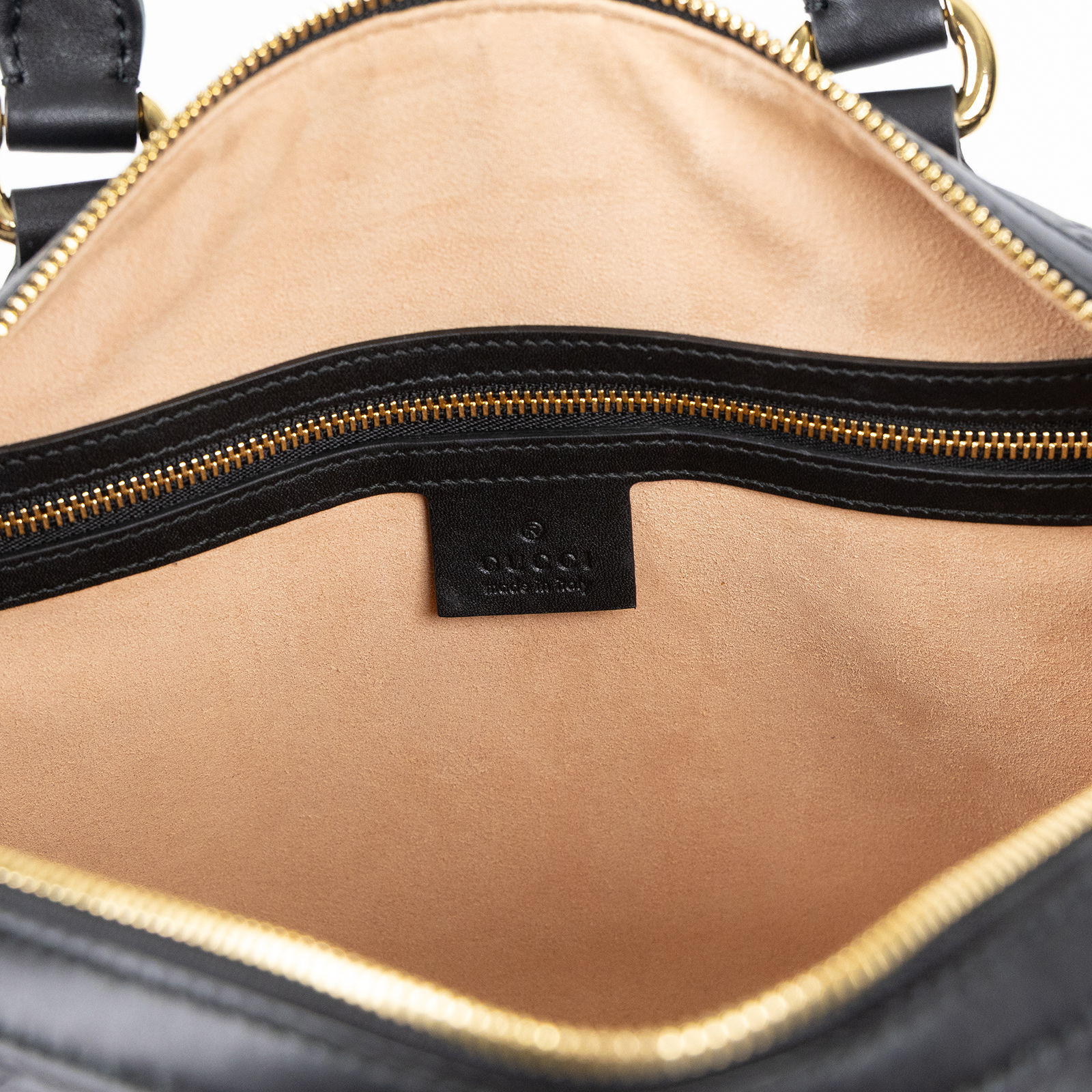 古馳 GUCCI Signature 手提包 肩背包 斜背包 旅行袋 453573 DMT1G 黑G紋波士頓包 防塵袋/背帶