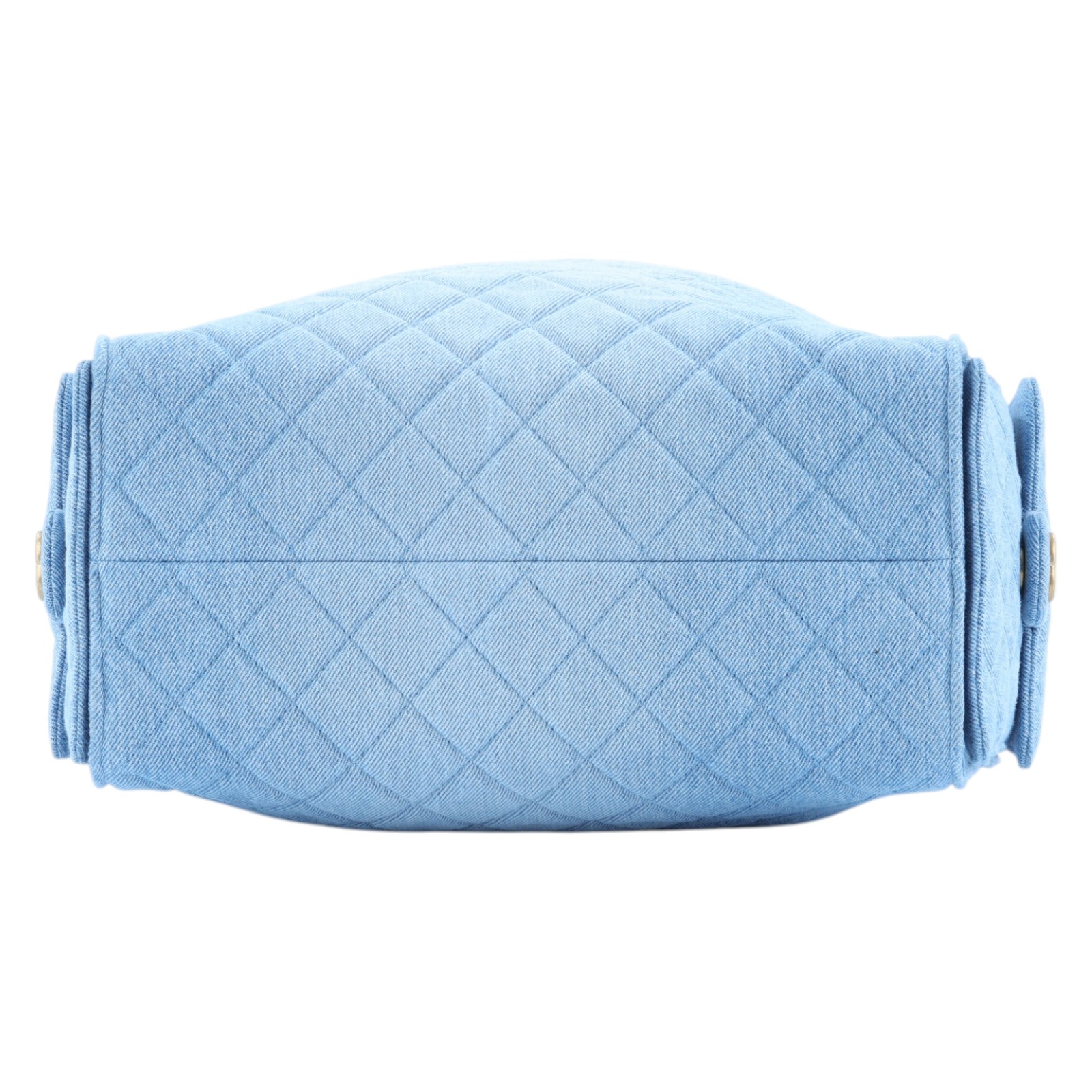 香奈兒 CHANEL 2025 春夏 25 大型包 AS5553_DENIM 晶片款 淺藍丹寧大型25包 防塵袋