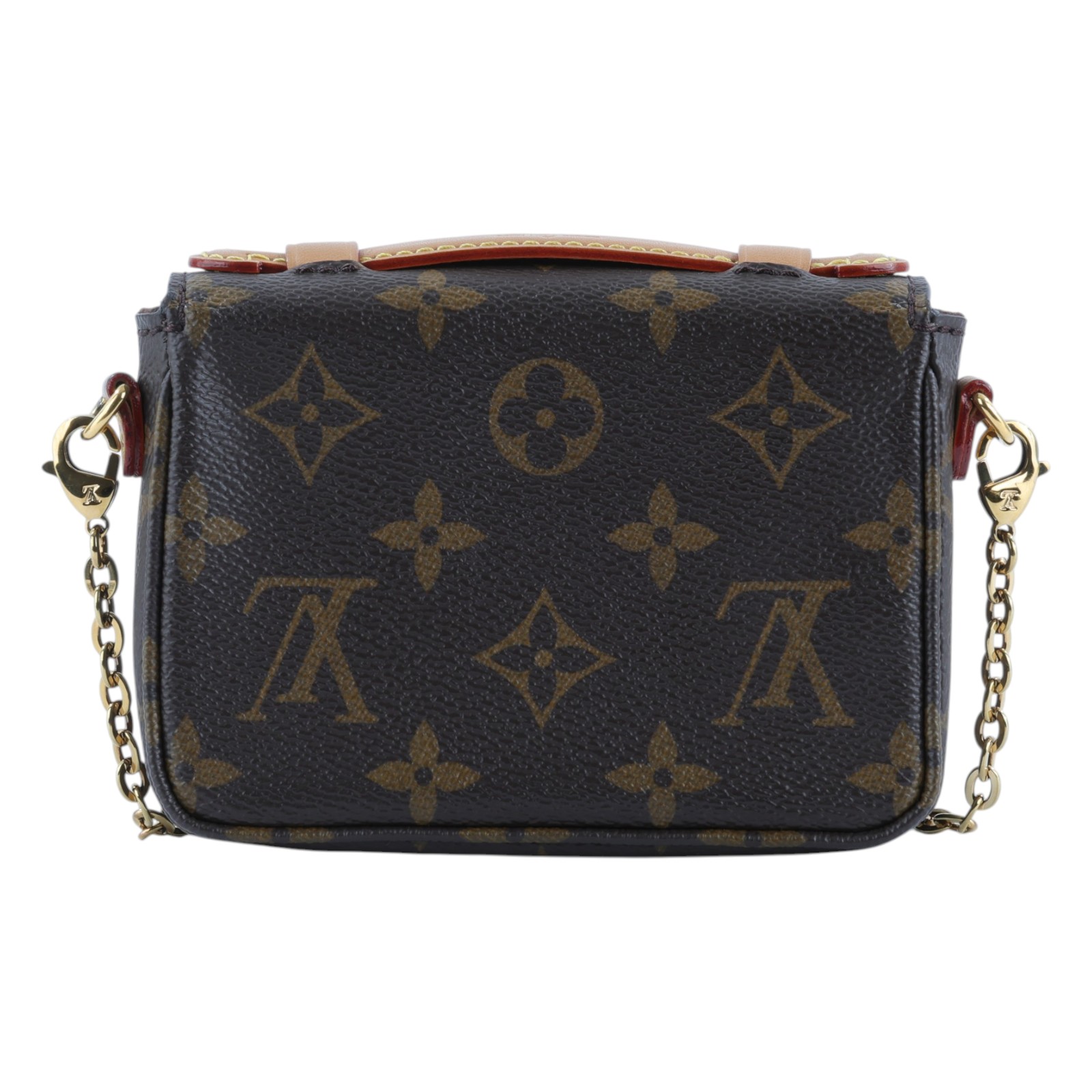 路易威登 LOUIS VUITTON Micro Métis 斜背 鍊帶 郵差包 M81267 晶片款 原花MICRO MÉTIS迷你郵差包 原廠盒子/防塵袋