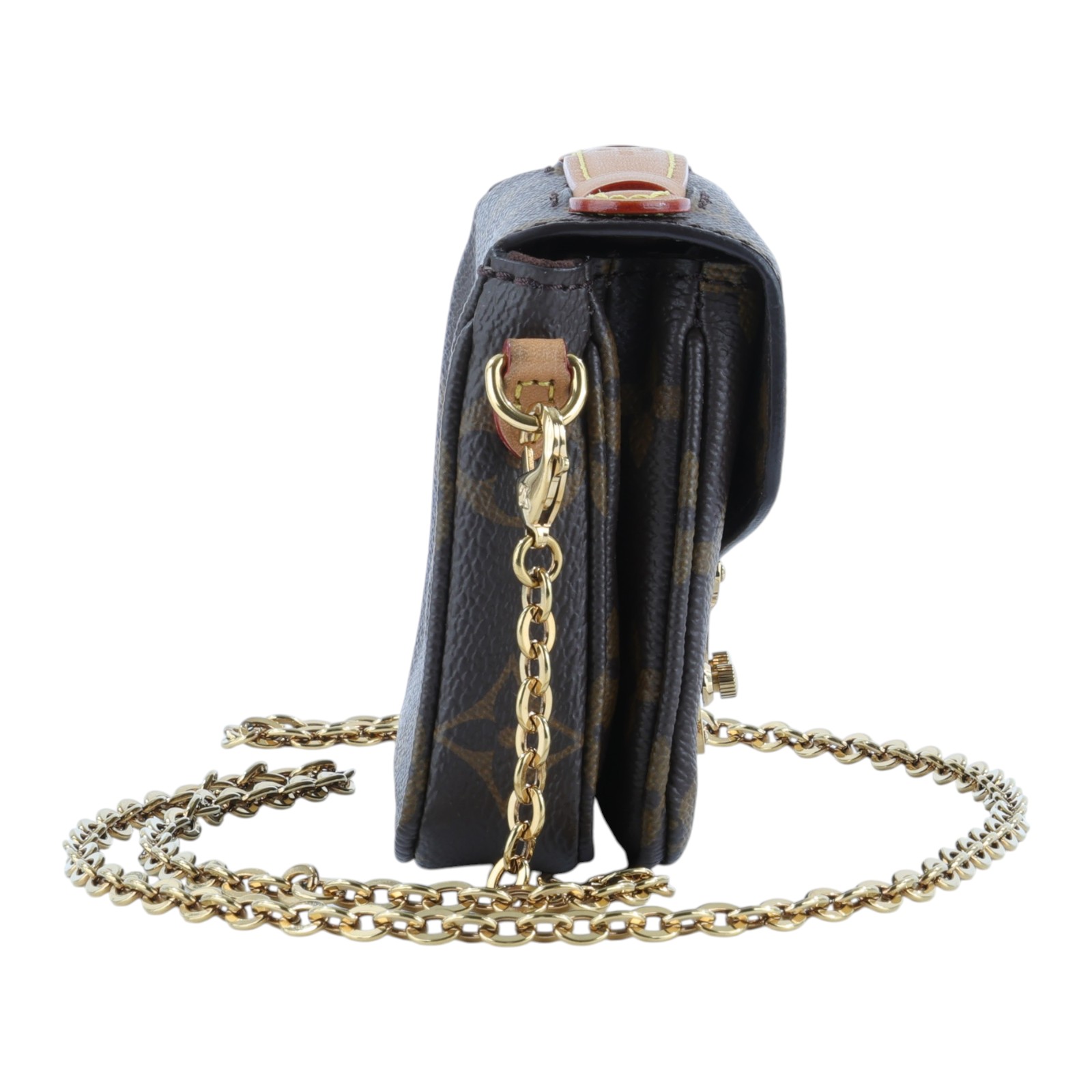 路易威登 LOUIS VUITTON Micro Métis 斜背 鍊帶 郵差包 M81267 晶片款 原花MICRO MÉTIS迷你郵差包 原廠盒子/防塵袋