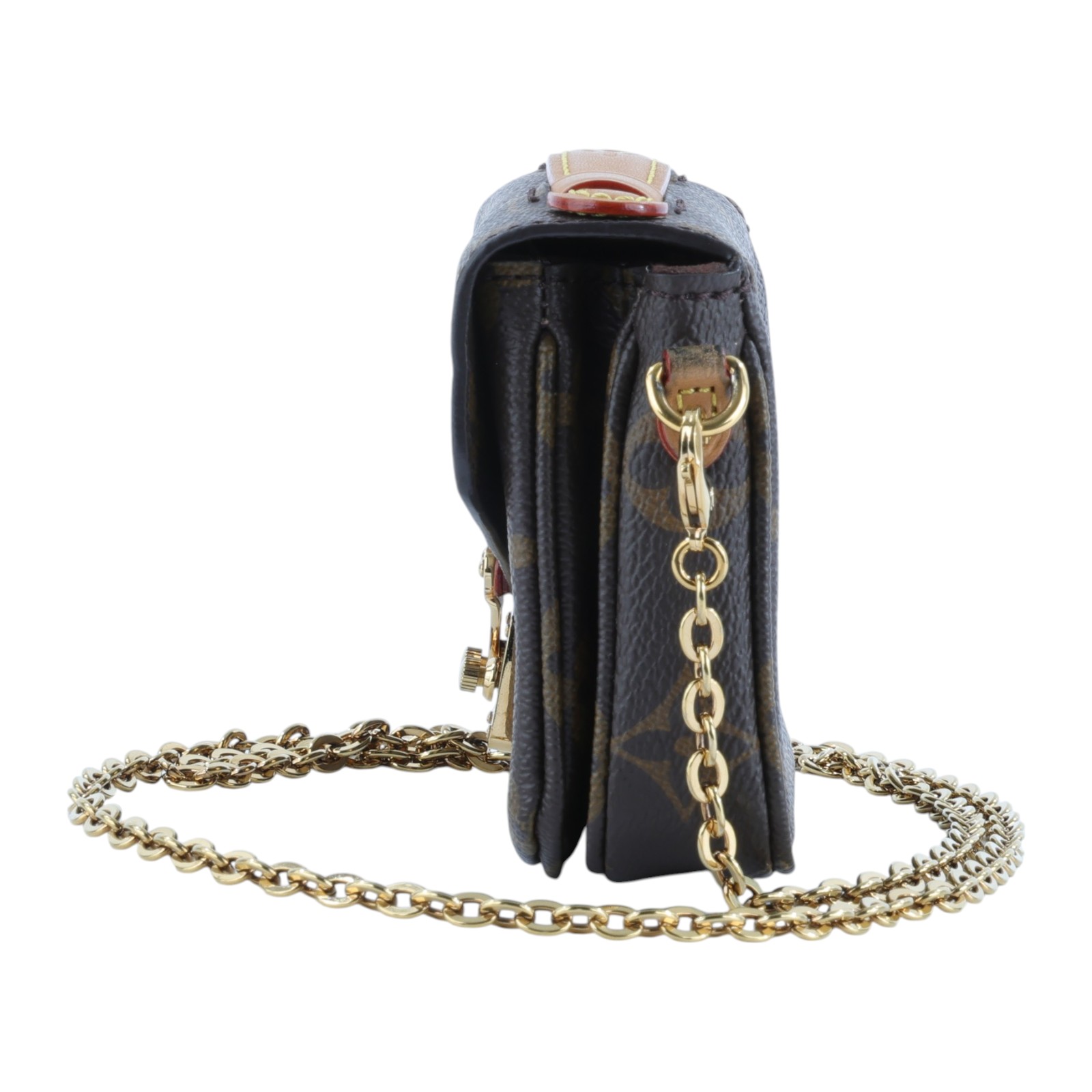 路易威登 LOUIS VUITTON Micro Métis 斜背 鍊帶 郵差包 M81267 晶片款 原花MICRO MÉTIS迷你郵差包 原廠盒子/防塵袋