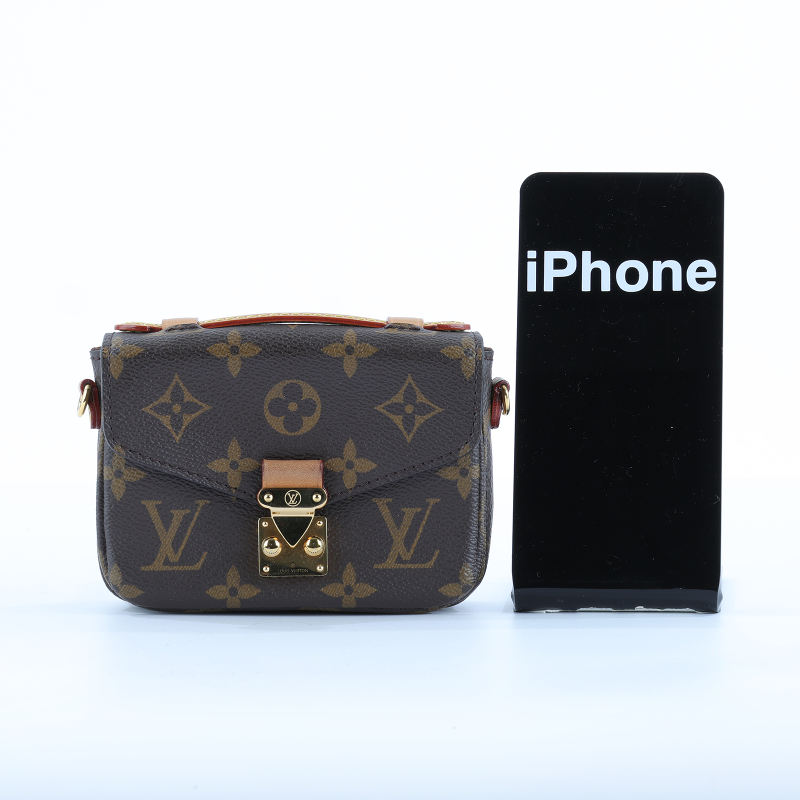 路易威登 LOUIS VUITTON Micro Métis 斜背 鍊帶 郵差包 M81267 晶片款 原花MICRO MÉTIS迷你郵差包 原廠盒子/防塵袋