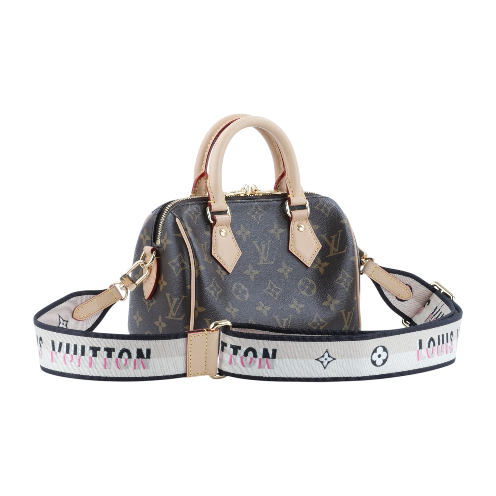 路易威登 LOUIS VUITTON Speedy Bandoulière  20 原花 手提 斜背 波士頓包 黑色 M46234 晶片款  原廠盒子/防塵袋/鎖組/背帶/購買證明