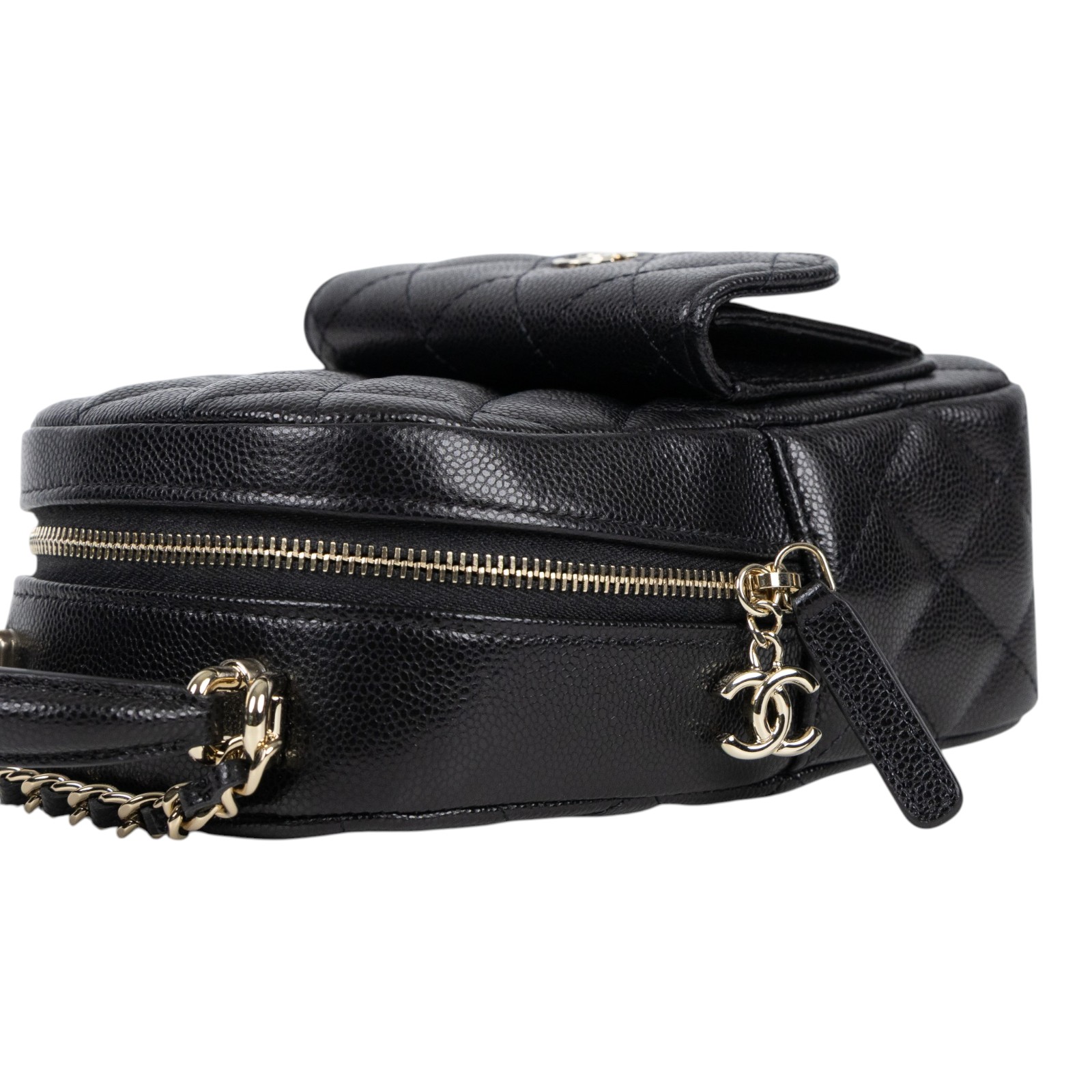 香奈兒 CHANEL 經典 迷你 後背包 AP3753 B10583 晶片款 黑荔枝後背包 原廠盒子/防塵袋/購買證明