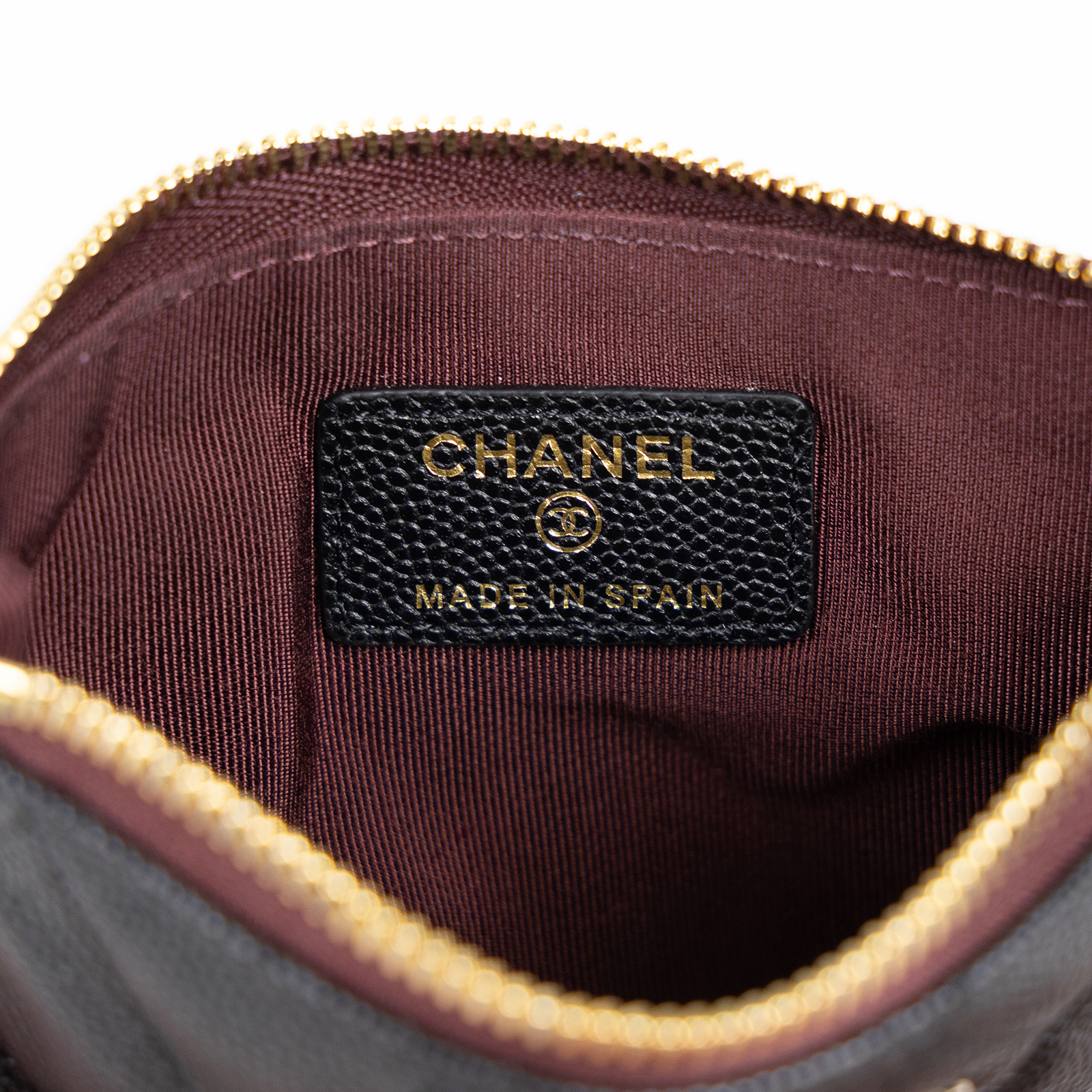 香奈兒 CHANEL 經典 拉鍊 隨身包 小型 AP4020 31開黑荔枝一字拉鍊POUCH 原廠盒子/防塵袋