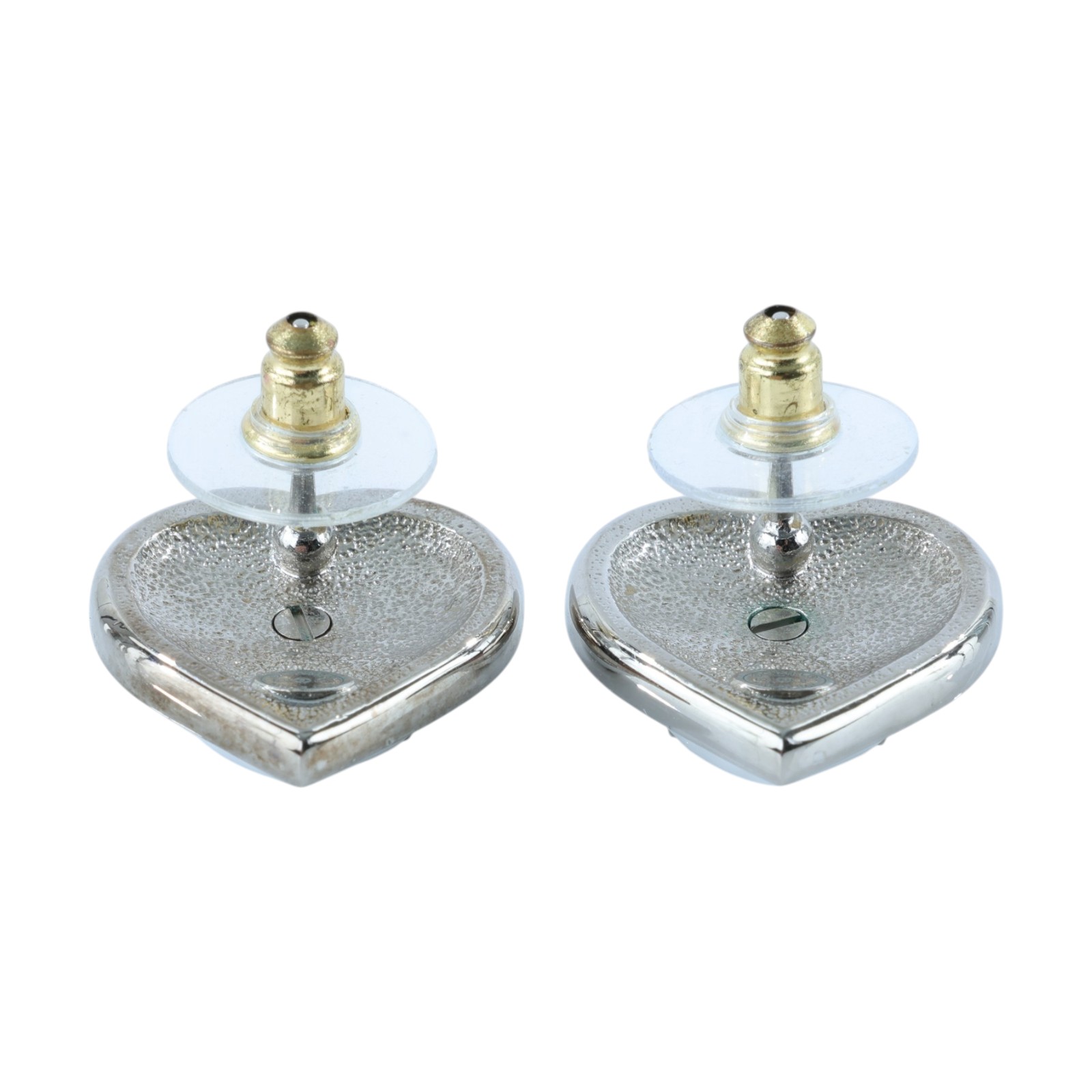 香奈兒 CHANEL 耳釘 ABB632 B14143B23B 金色珍珠愛心耳環 無附屬品