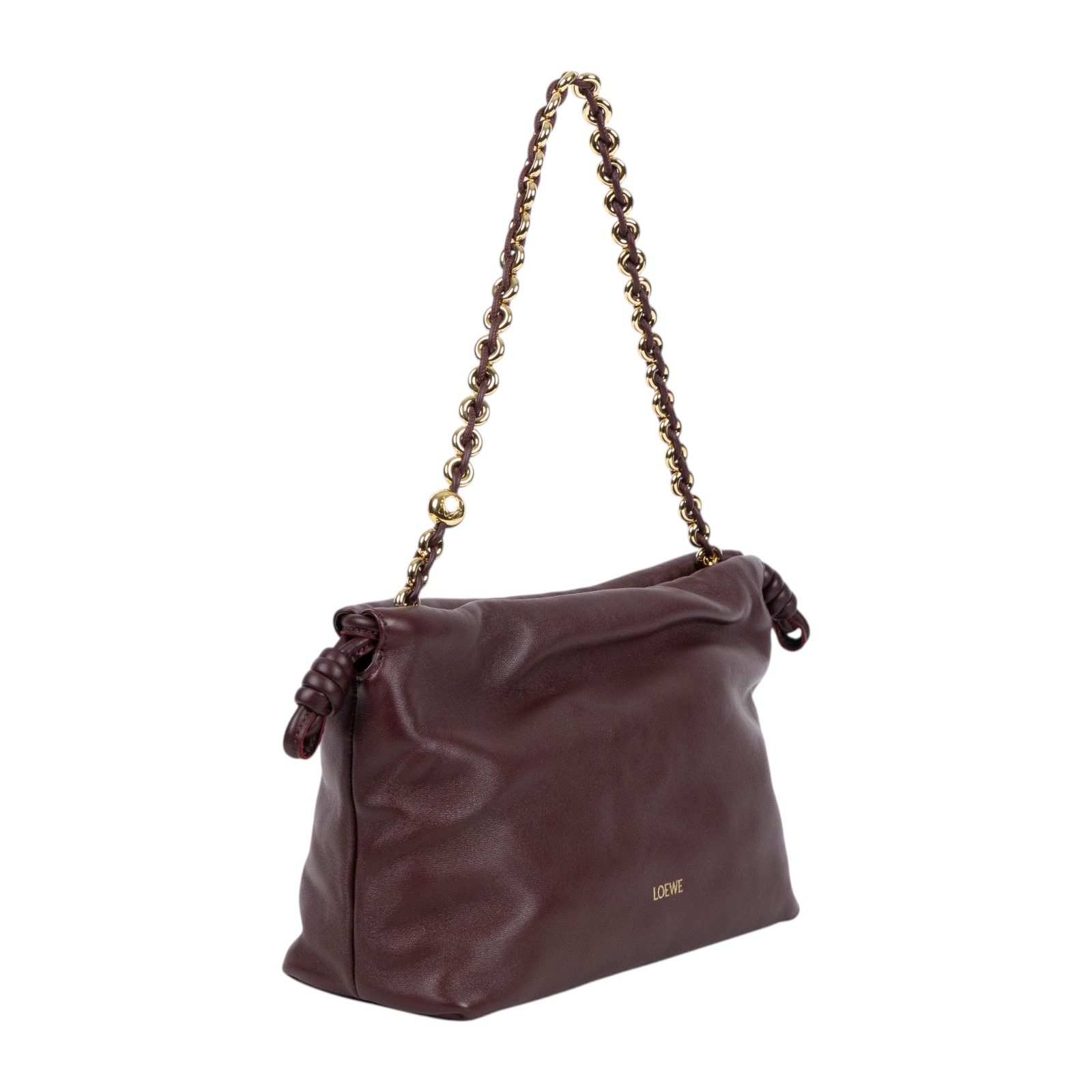 羅意威 LOEWE Medium Flamenco 手提包 A411FCRX02 紅棕FLAMENCO MEDIUM 防塵袋/背帶2