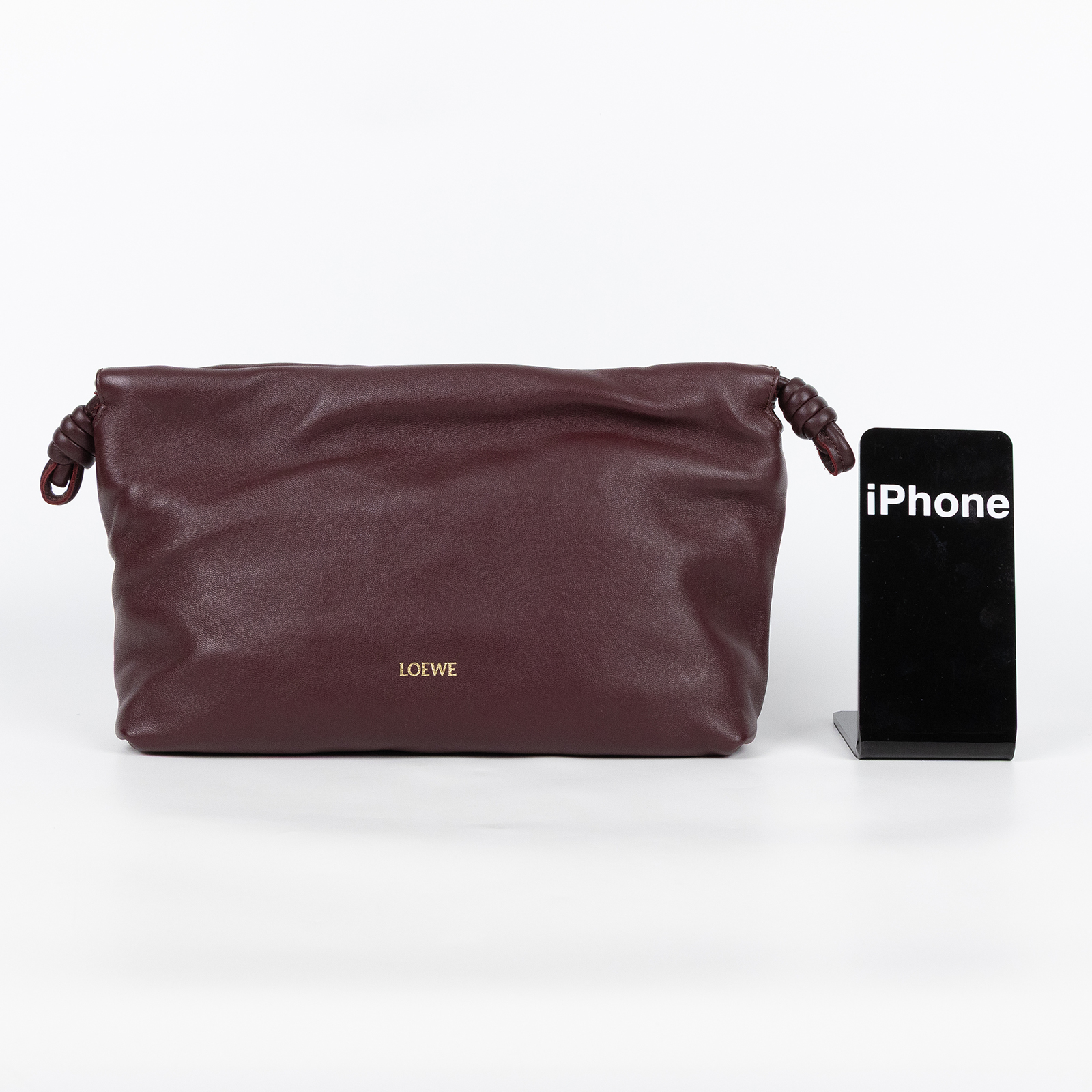 羅意威 LOEWE Medium Flamenco 手提包 A411FCRX02 紅棕FLAMENCO MEDIUM 防塵袋/背帶2