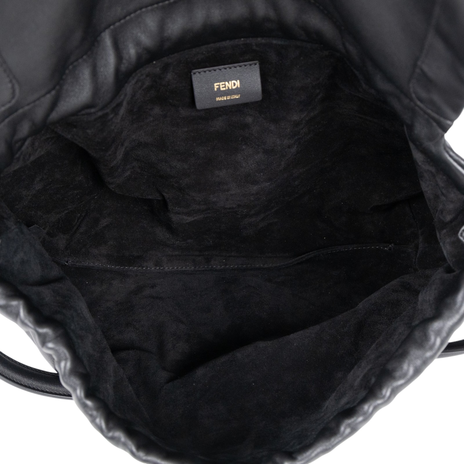 芬迪 FENDI Mamma Baguette FF 大款 肩背包 手提包 8BR834AQ0D 黑Mamma Baguette 防塵袋