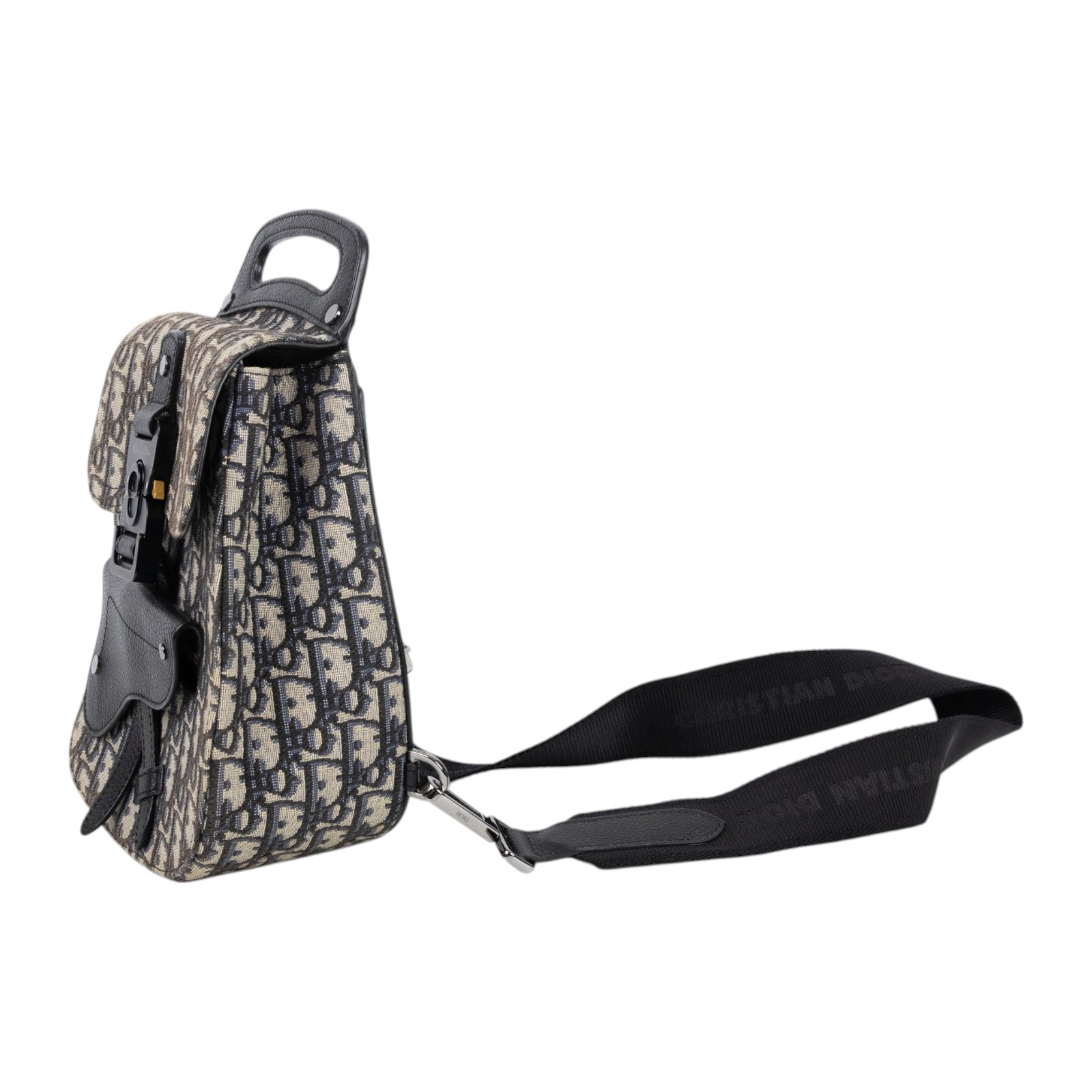 迪奧 CHRISTIAN DIOR Mini Gallop 馬鞍 斜背包 肩背包 胸包 1ADBO022YKY 緹花GALLOP斜背包 購買證明