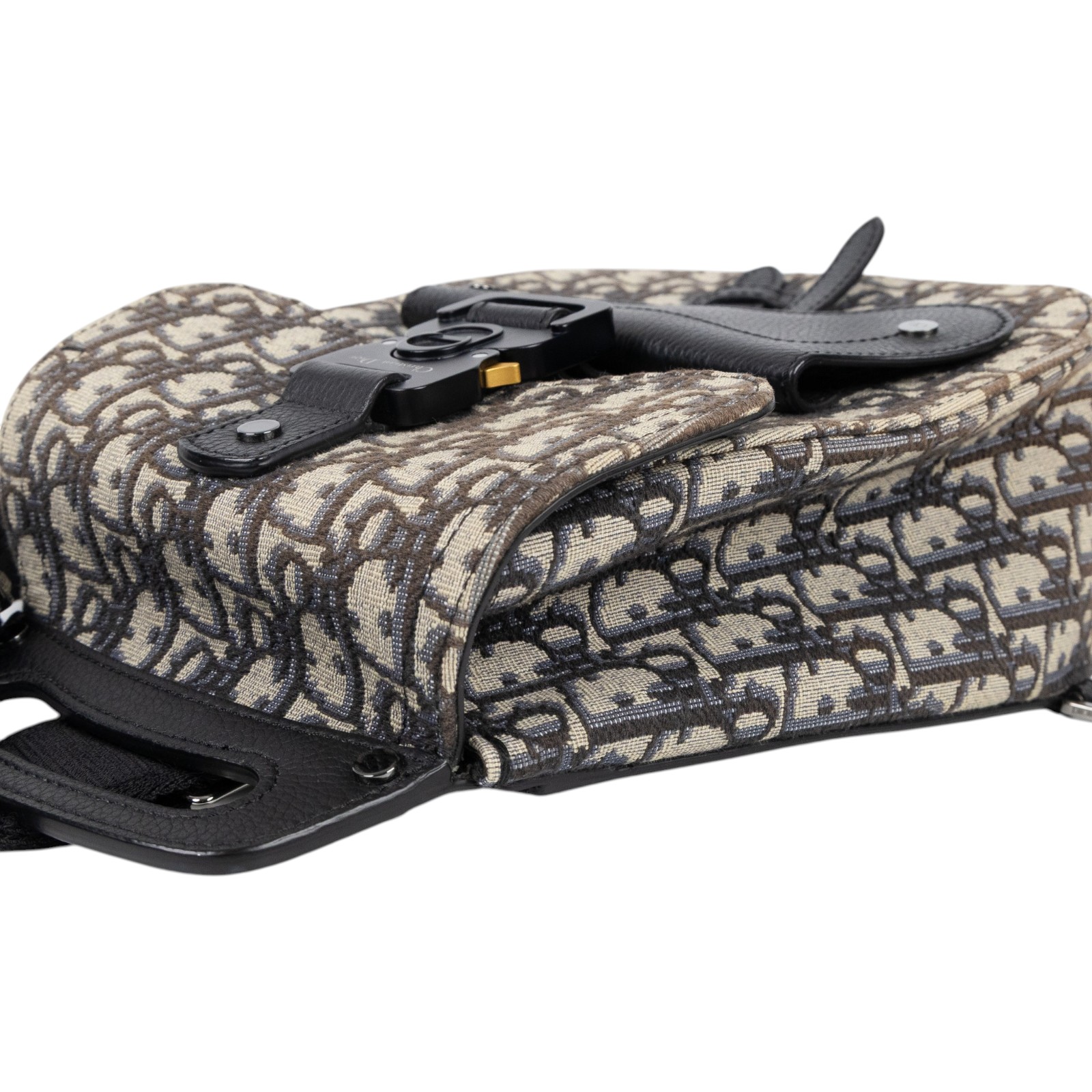 迪奧 CHRISTIAN DIOR Mini Gallop 馬鞍 斜背包 肩背包 胸包 1ADBO022YKY 緹花GALLOP斜背包 購買證明