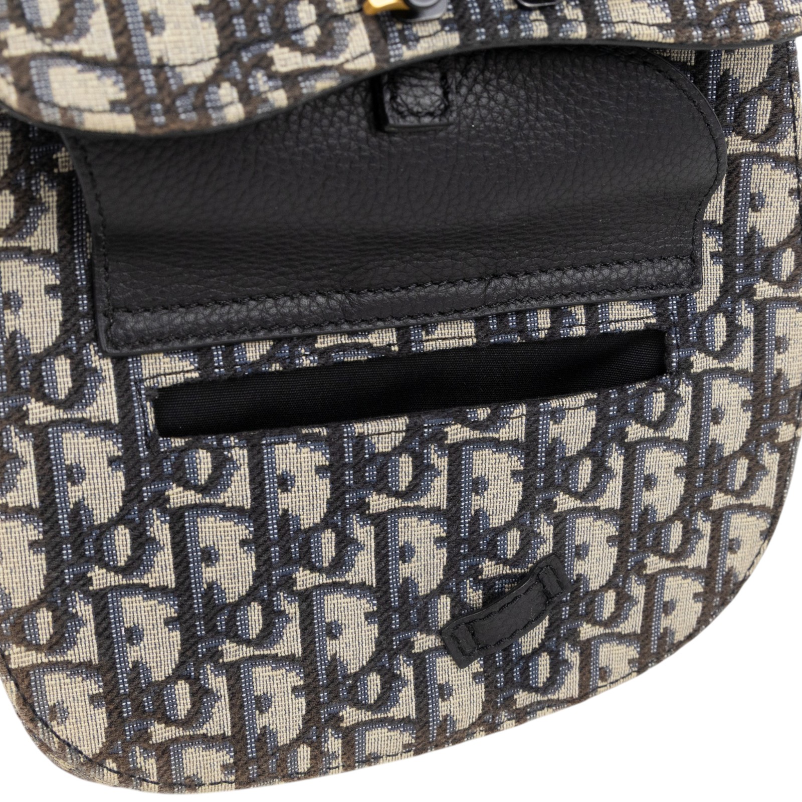 迪奧 CHRISTIAN DIOR Mini Gallop 馬鞍 斜背包 肩背包 胸包 1ADBO022YKY 緹花GALLOP斜背包 購買證明